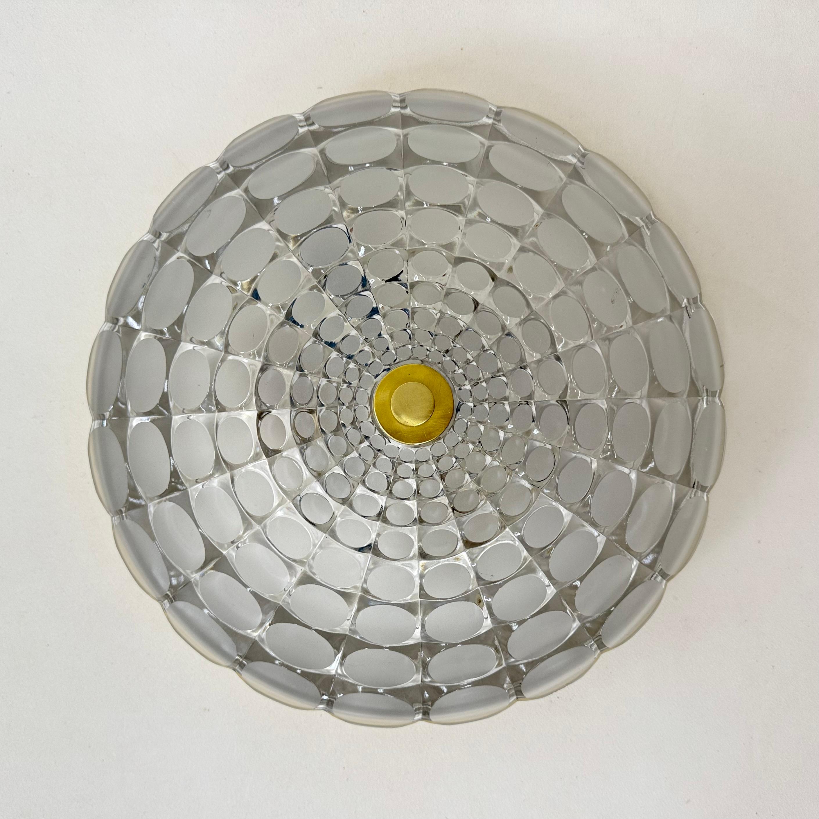 Metallo Incasso in vetro Peil & Puzzler di design di metà secolo, anni '70 in vendita