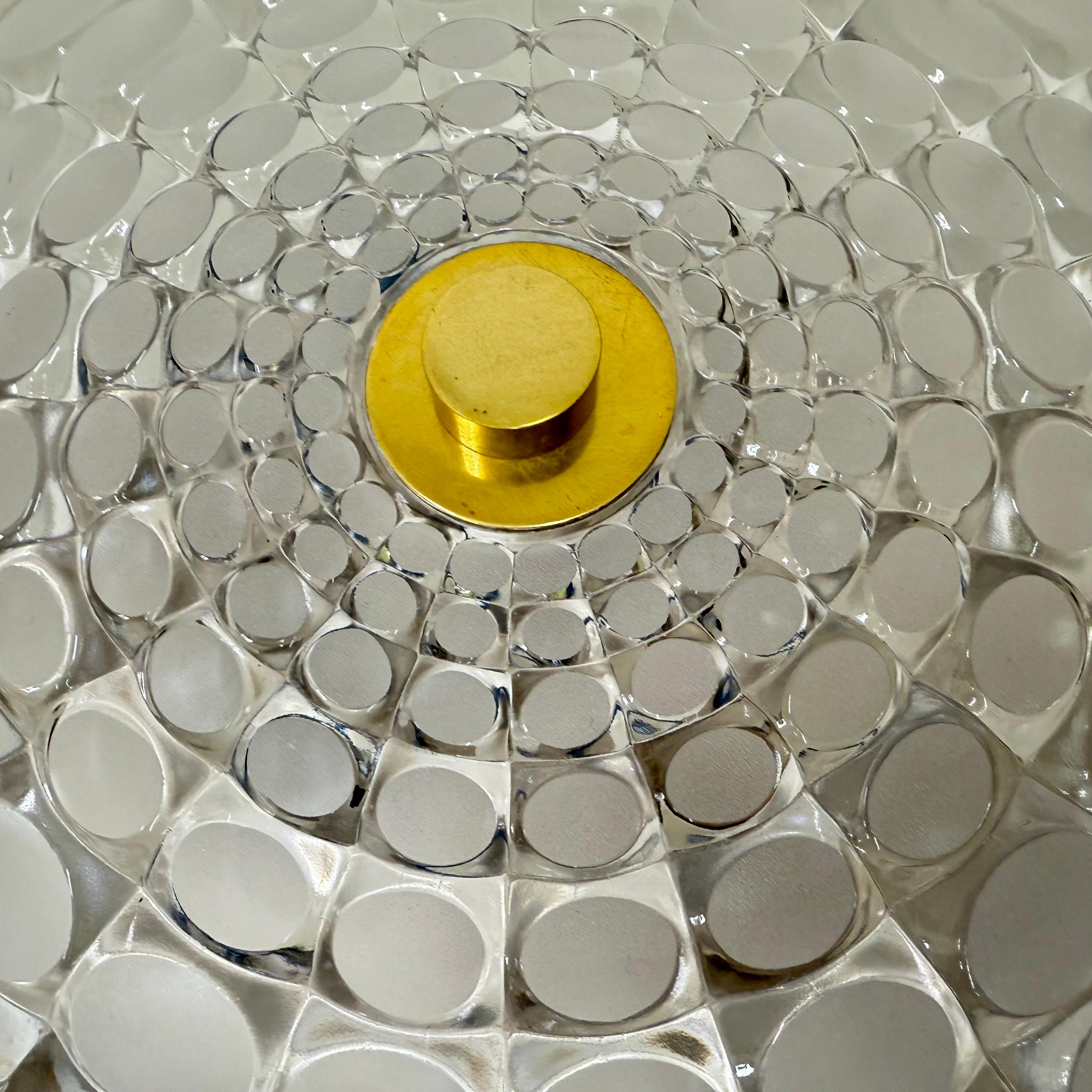 Fine XX secolo Incasso in vetro Peil & Puzzler di design di metà secolo, anni '70 in vendita