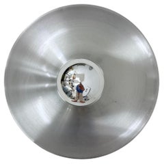 Lampe à disque de l'ère spatiale Honsel, design du milieu du siècle, années 1970, attribuée à Charl