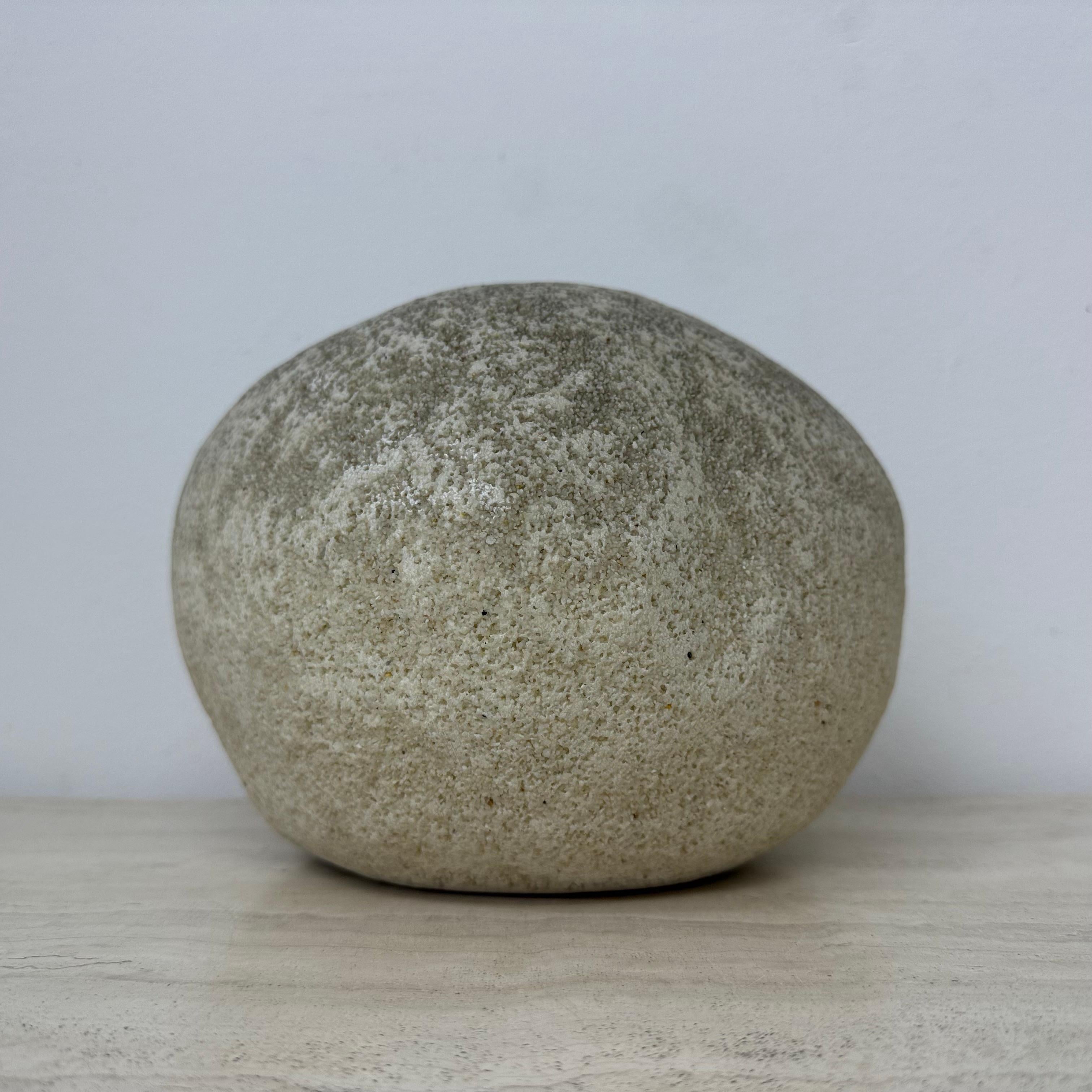 Late 20th Century Mid-century design vintage moon rock table lamp André Cazenave style , 1970s For Sale
