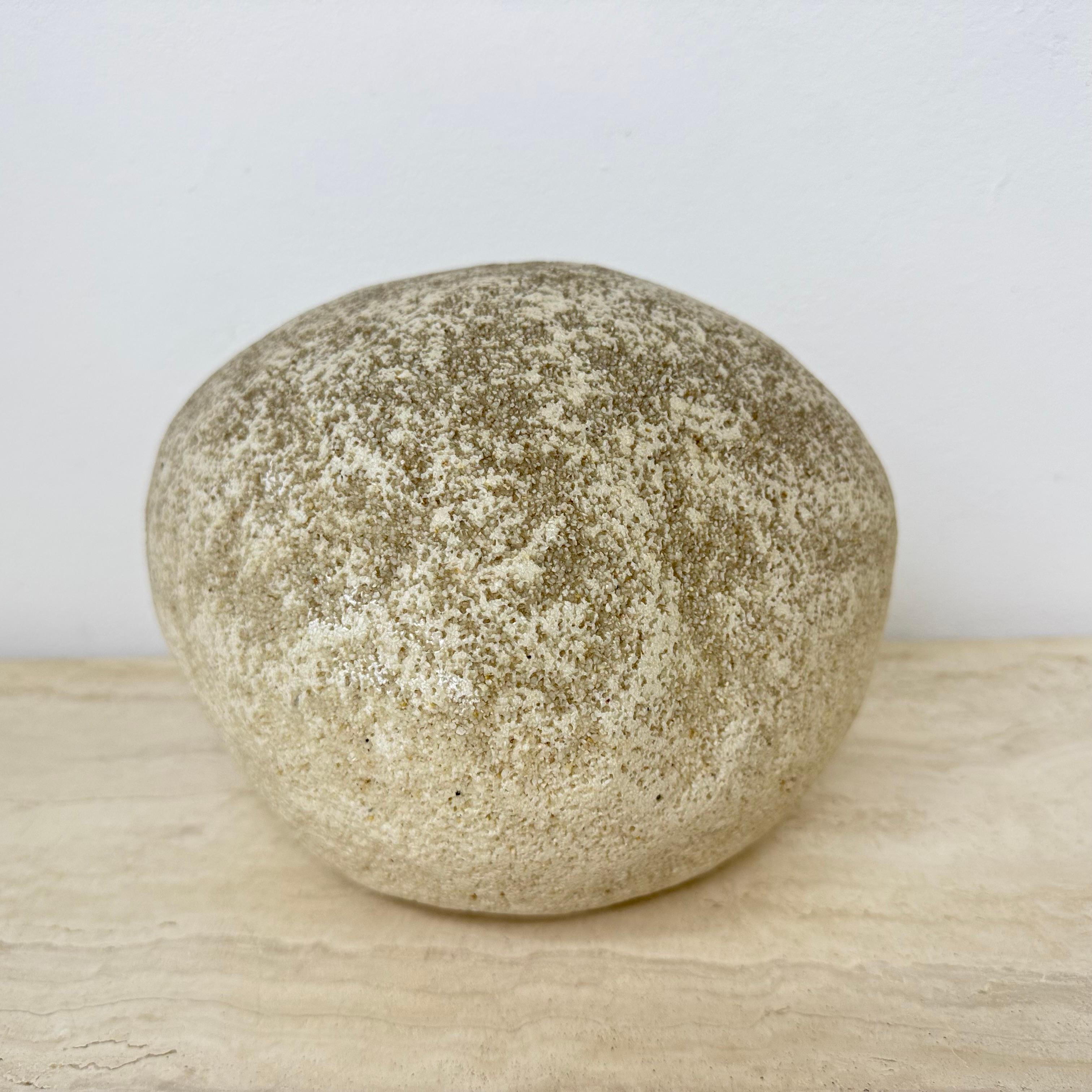 Mid-century design vintage moon rock table lamp André Cazenave style , 1970s For Sale 1