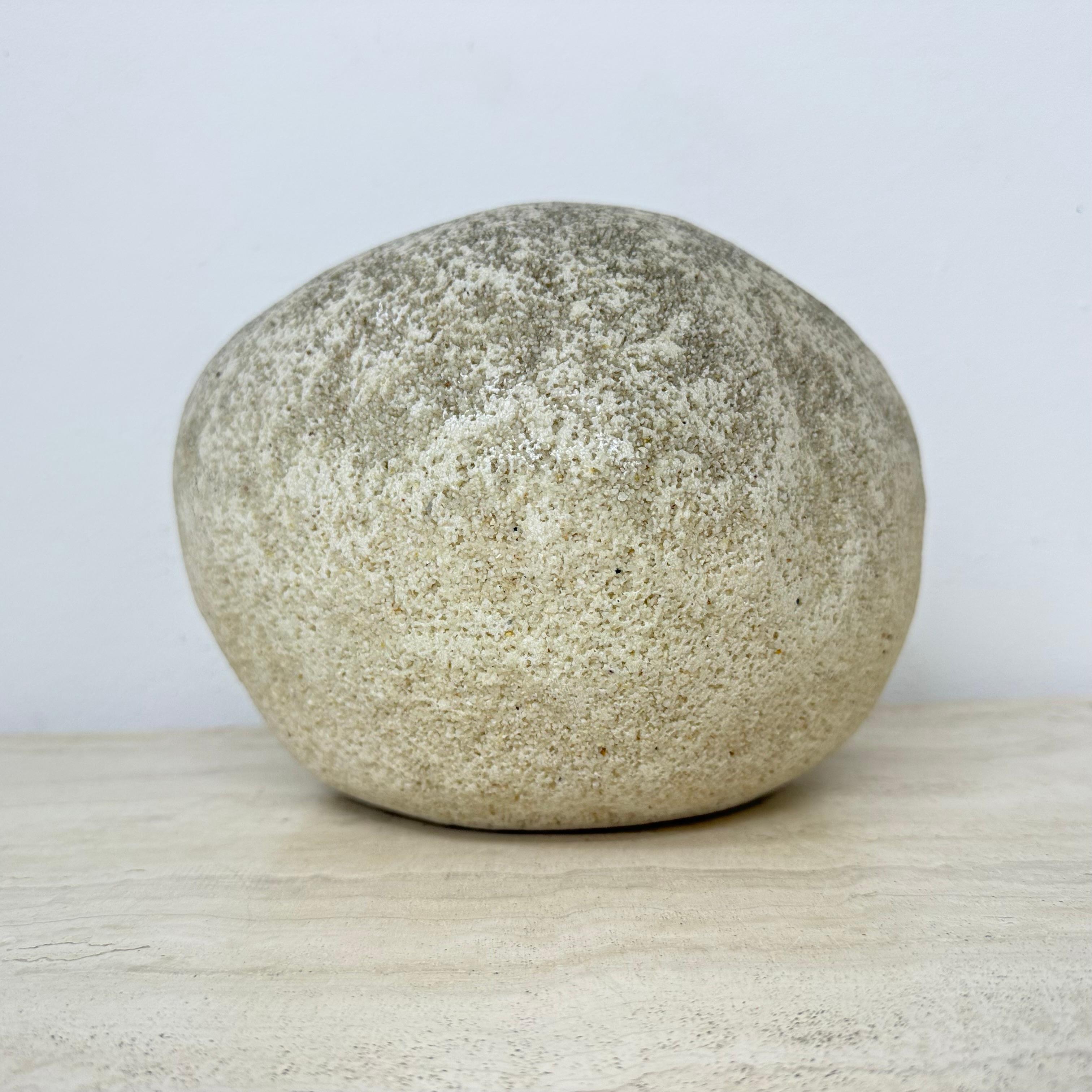 Mid-century design vintage moon rock table lamp André Cazenave style , 1970s For Sale 2
