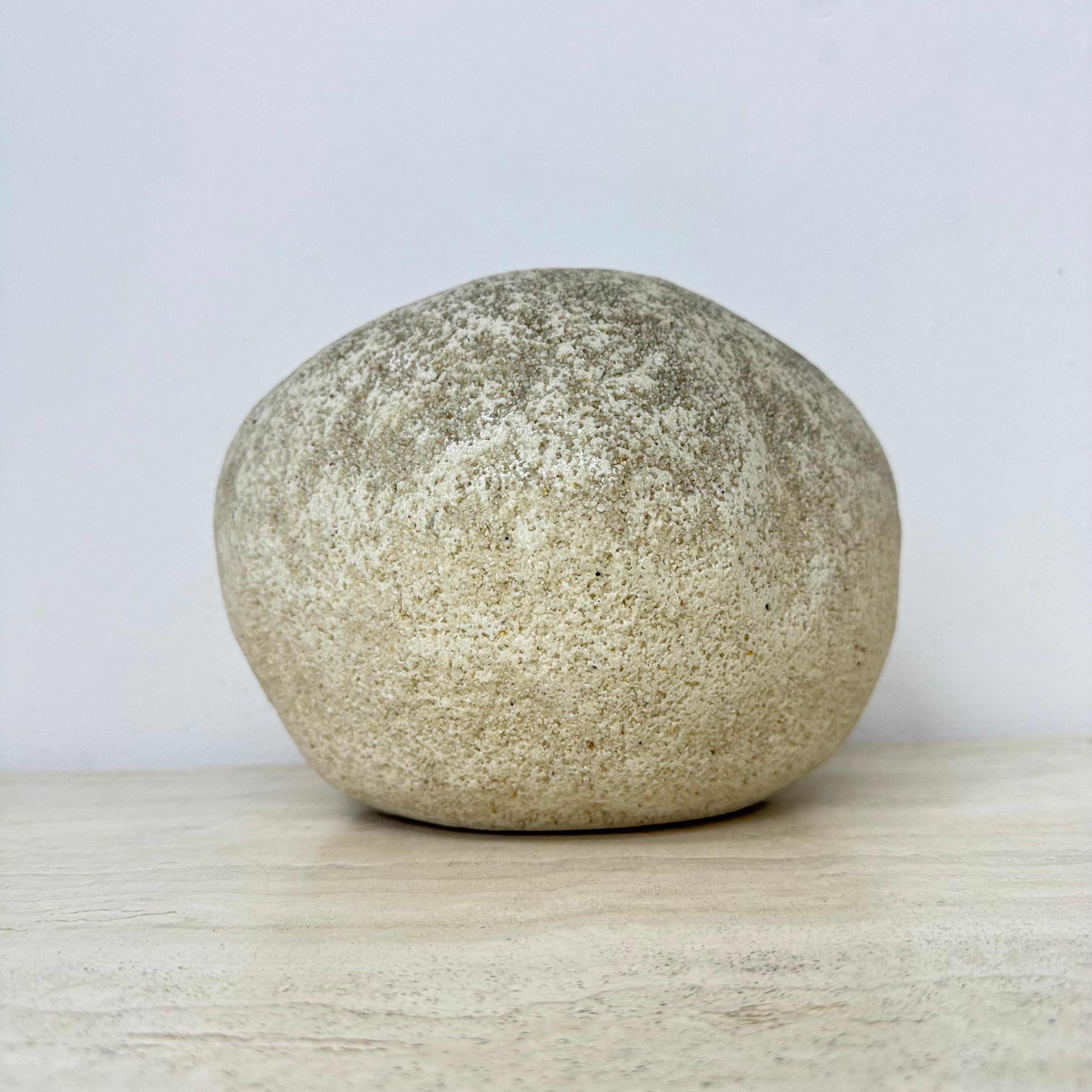 Mid-century design vintage moon rock table lamp André Cazenave style , 1970s For Sale 3