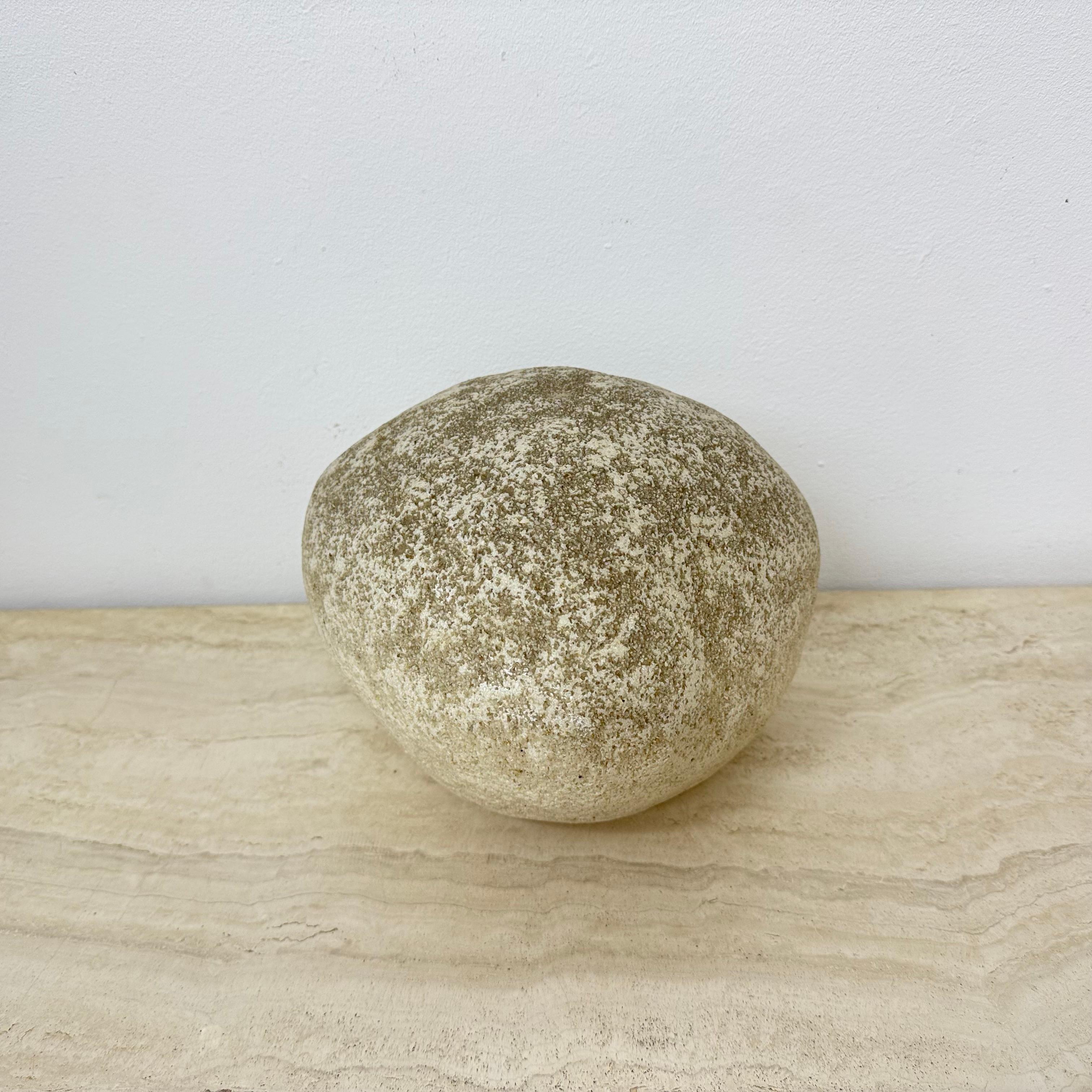 Mid-century design vintage moon rock table lamp André Cazenave style , 1970s For Sale 4