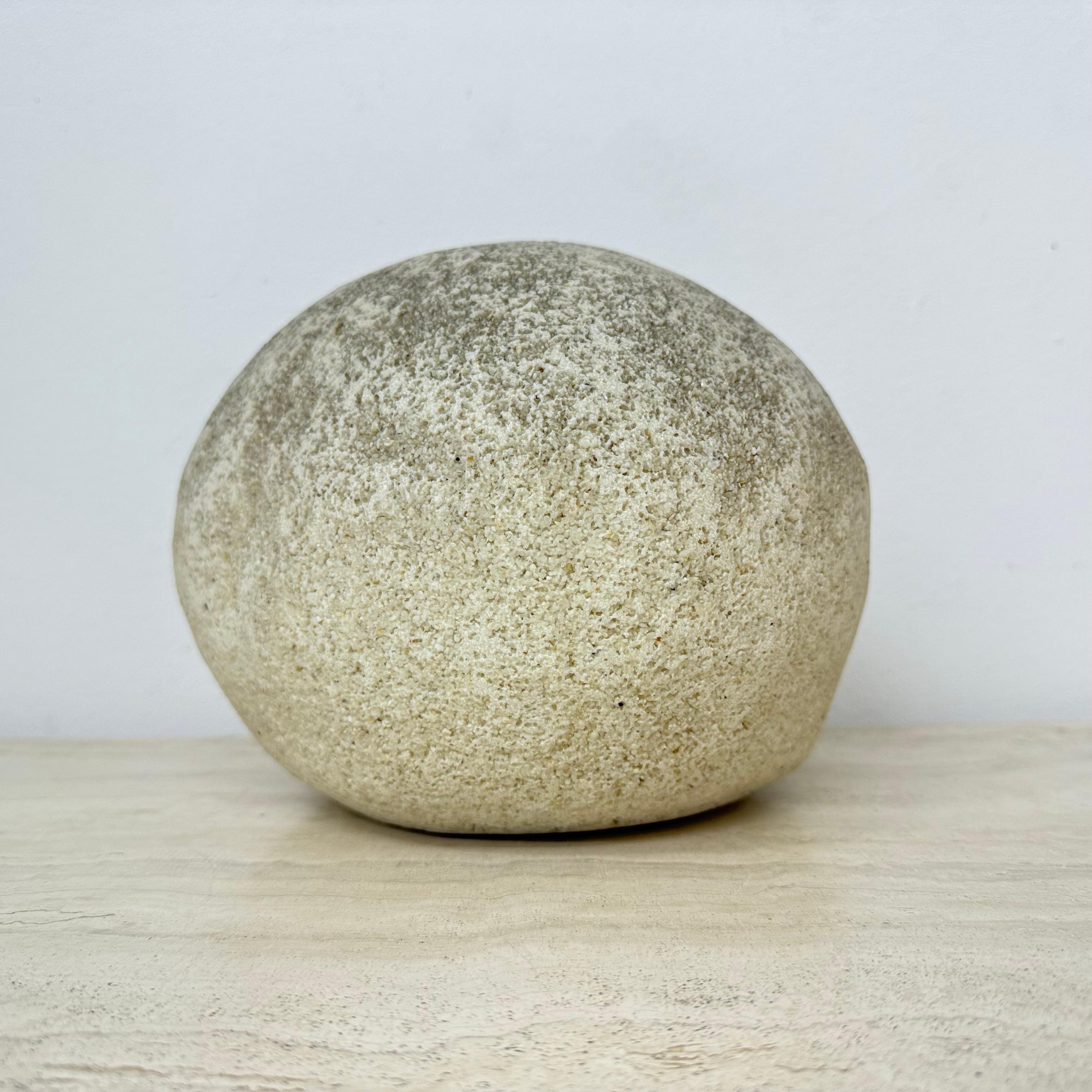 Mid-century design vintage moon rock table lamp André Cazenave style , 1970s For Sale 9