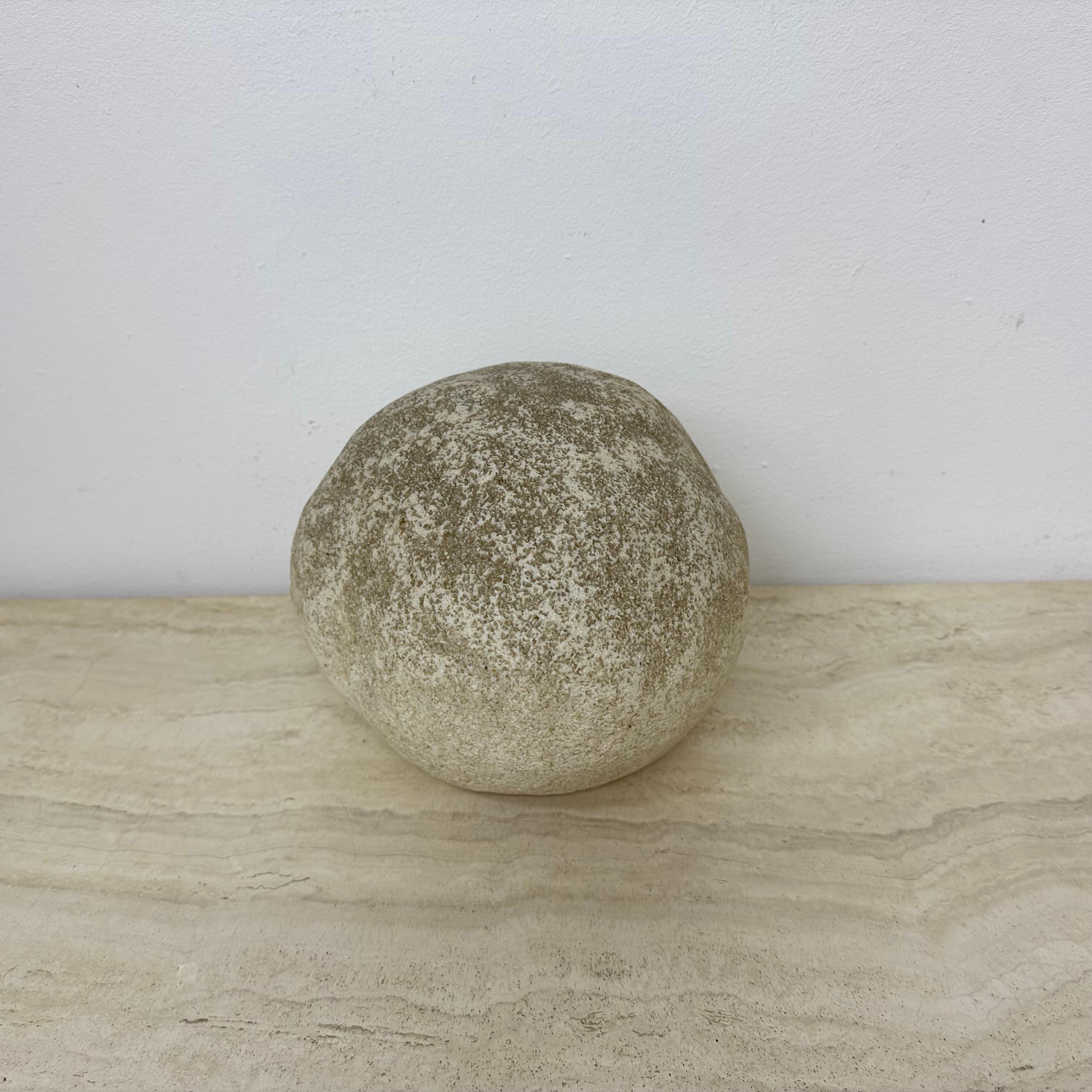 Mid-century design vintage moon rock table lamp André Cazenave style , 1970s For Sale 14