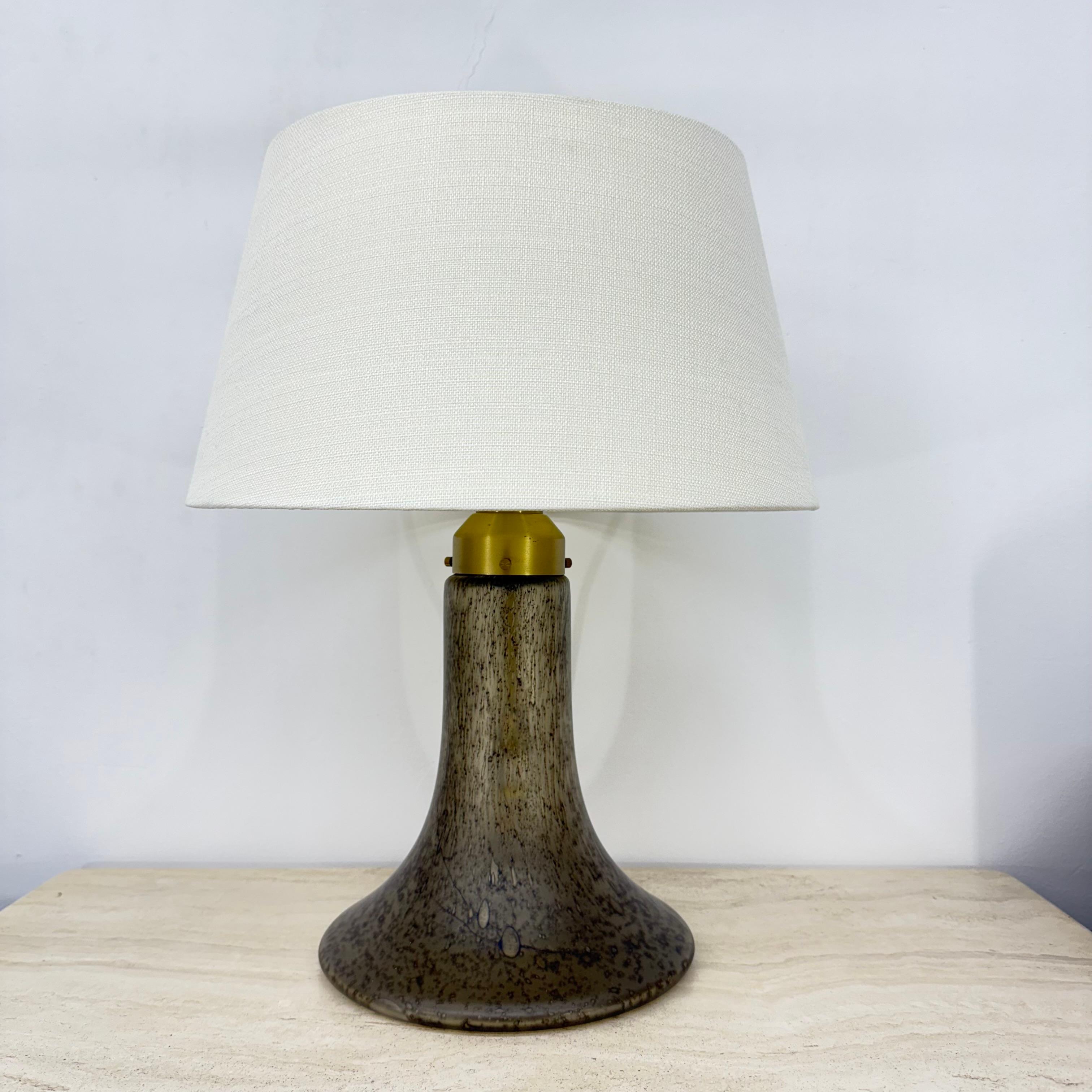 Mid-Century Modern Peil & Putzer glass table lamp , 1970’s For Sale