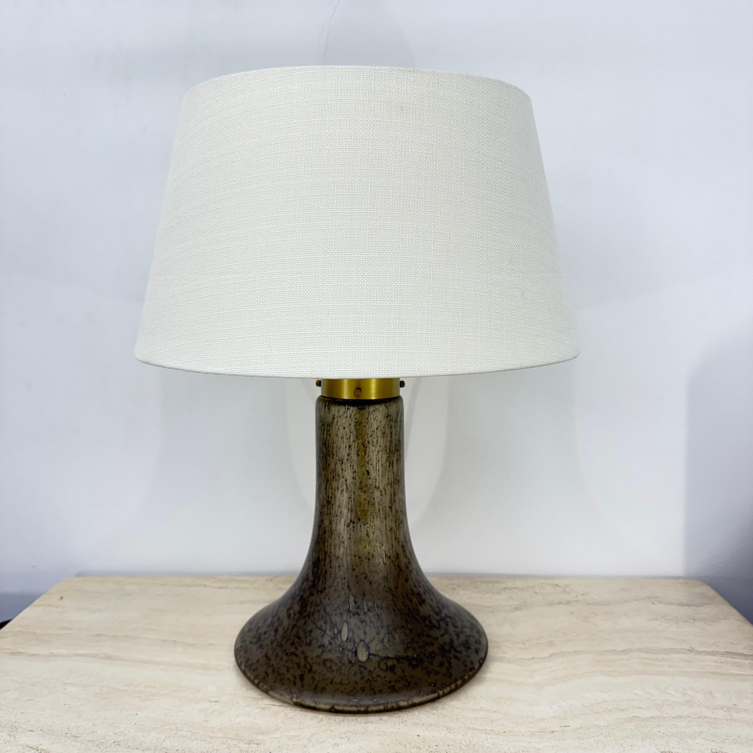 Peil & Putzer glass table lamp , 1970’s In Good Condition For Sale In Delft, NL