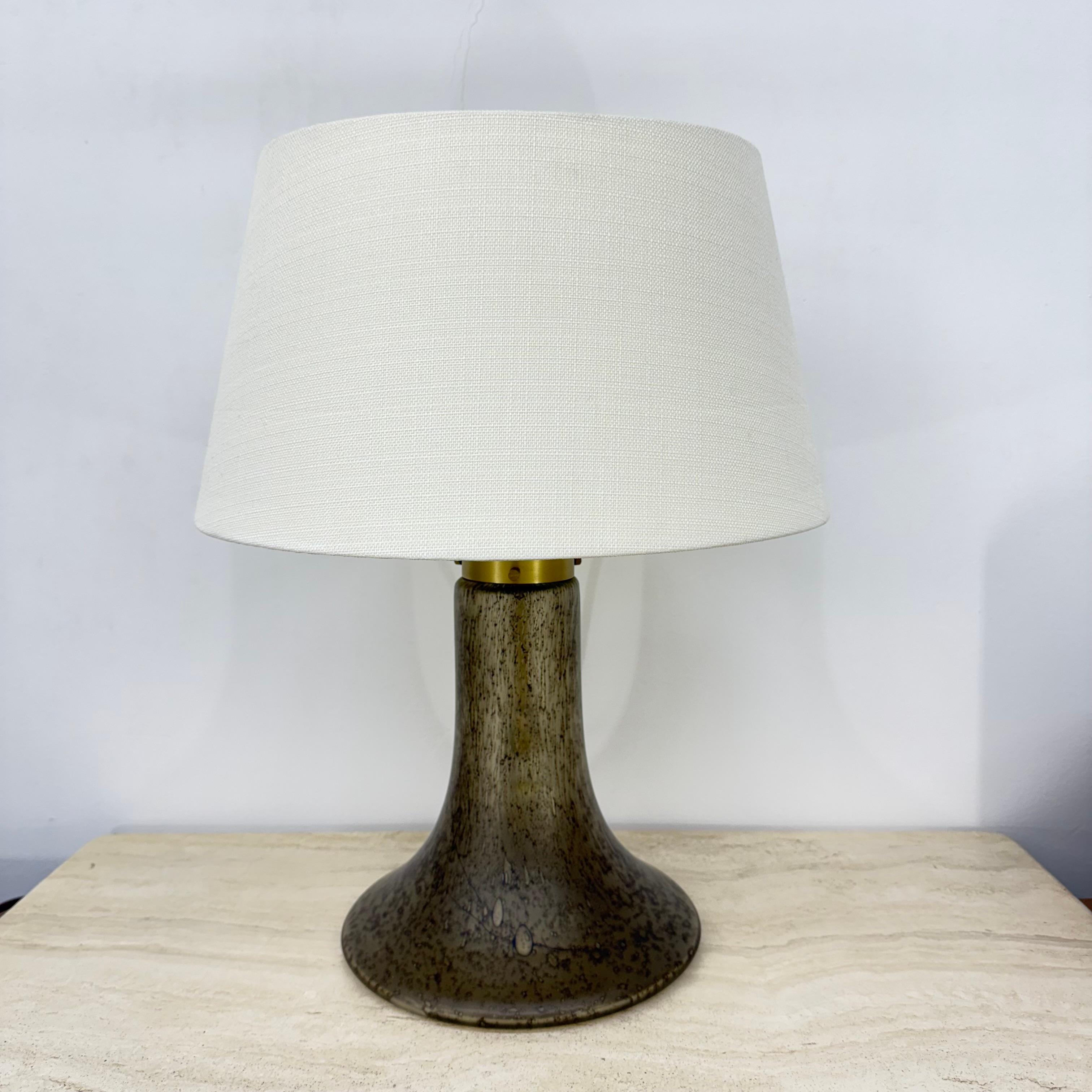 German Peil & Putzer glass table lamp , 1970’s For Sale