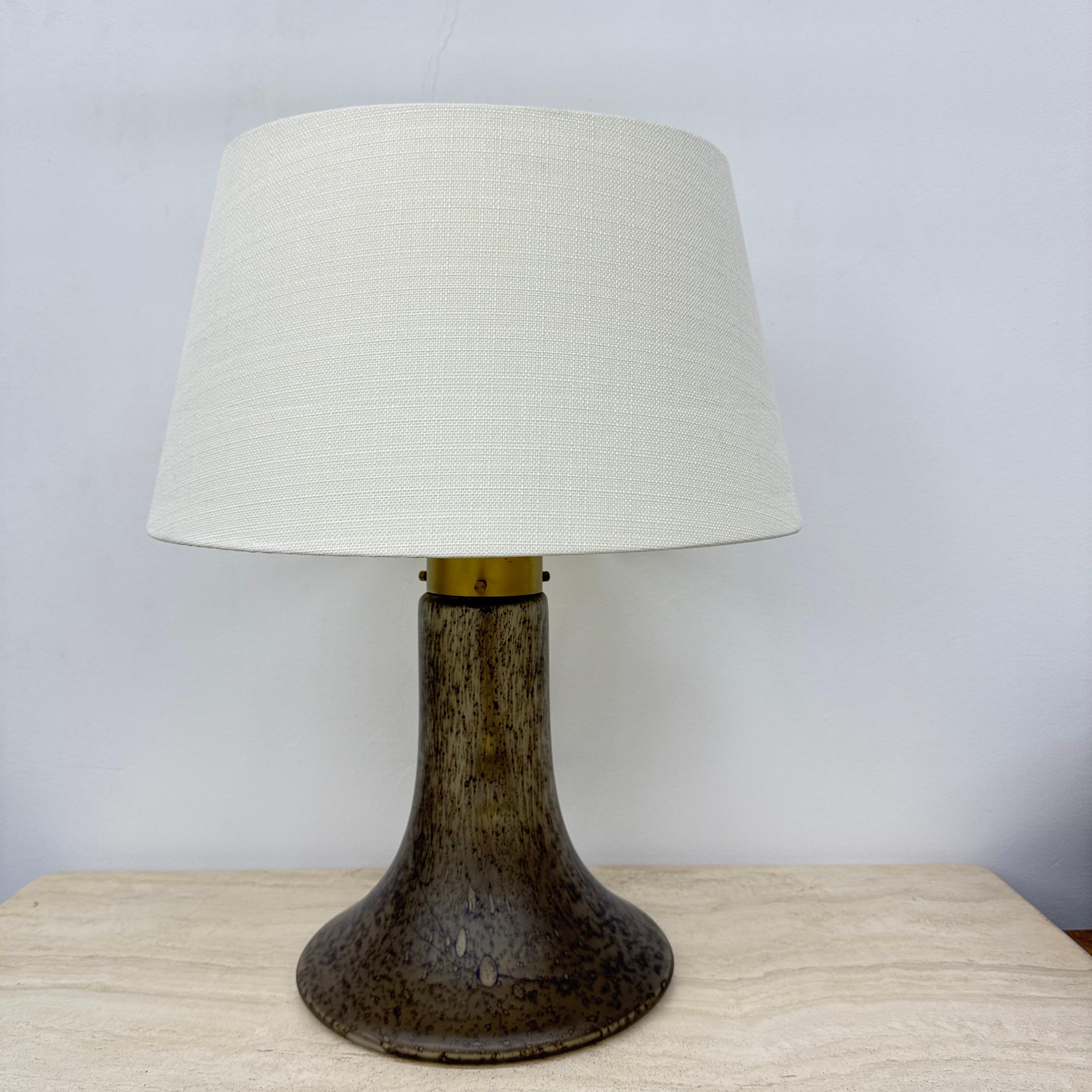 Glass Peil & Putzer glass table lamp , 1970’s For Sale