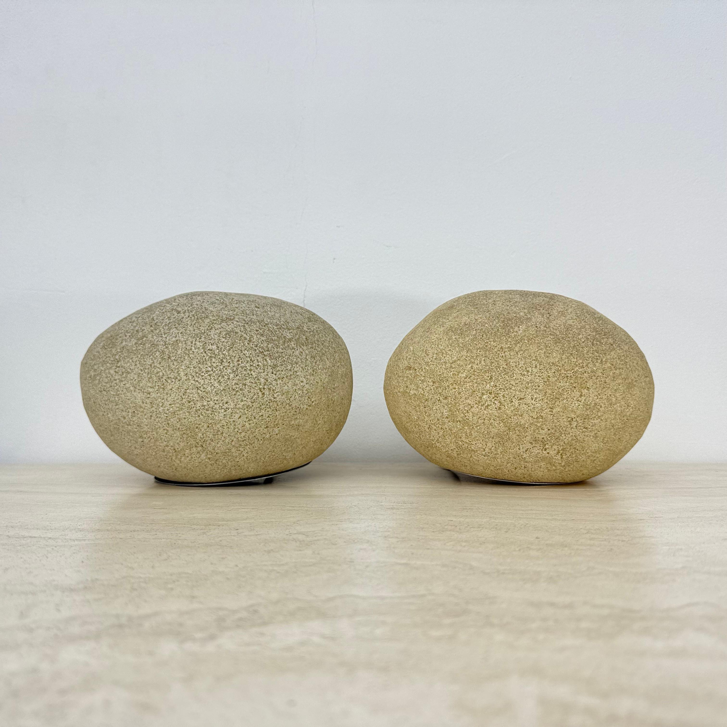 Lámpara dora Moon Rock de André Cazenave , años 60 Italiano en venta