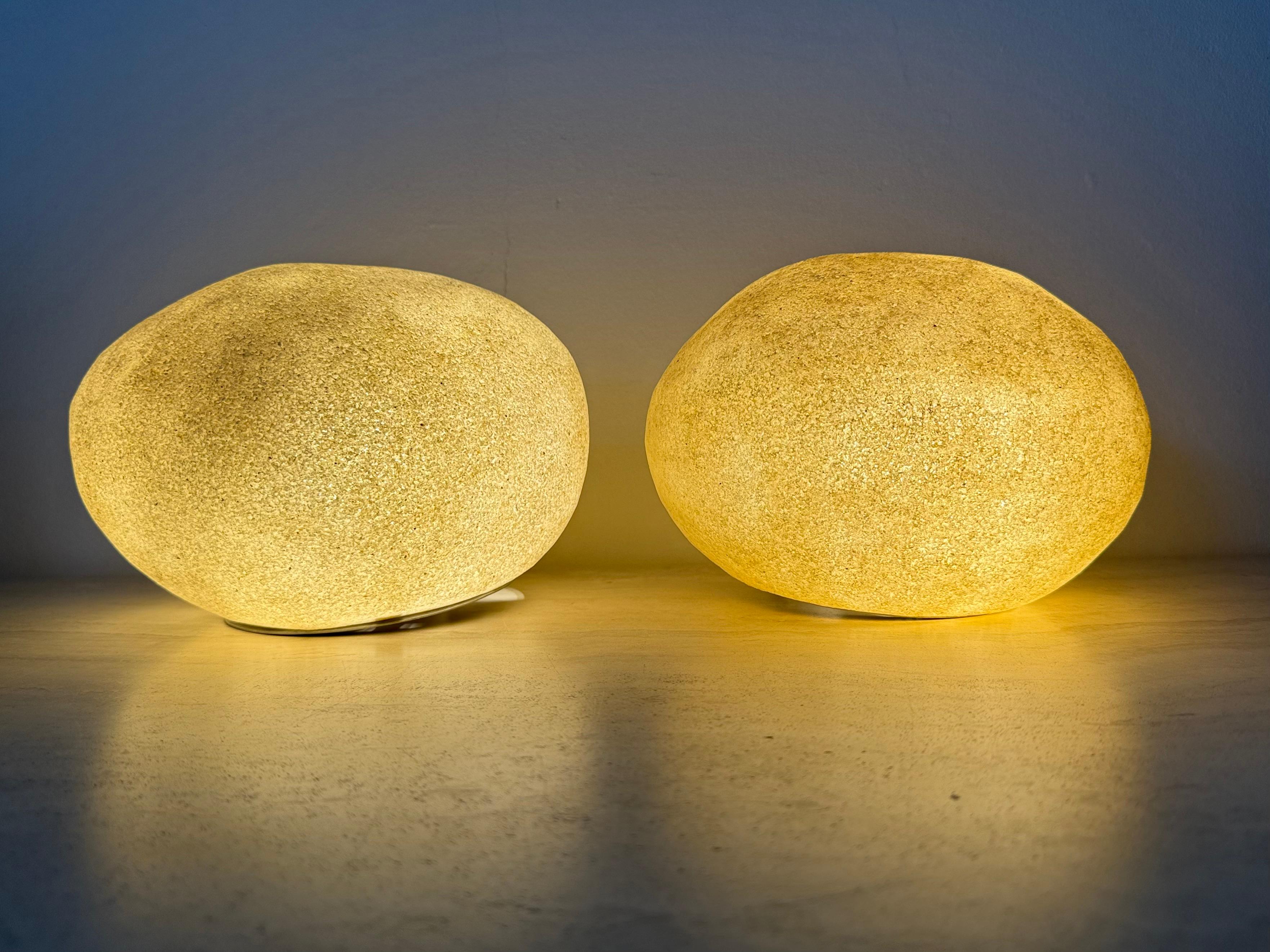 Lámpara dora Moon Rock de André Cazenave , años 60 Metal en venta