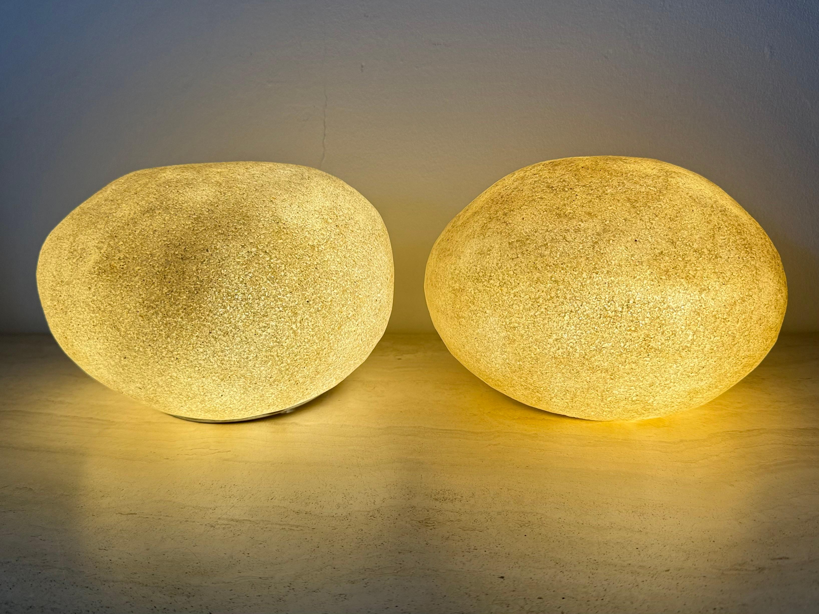 Lámpara dora Moon Rock de André Cazenave , años 60 en venta 4