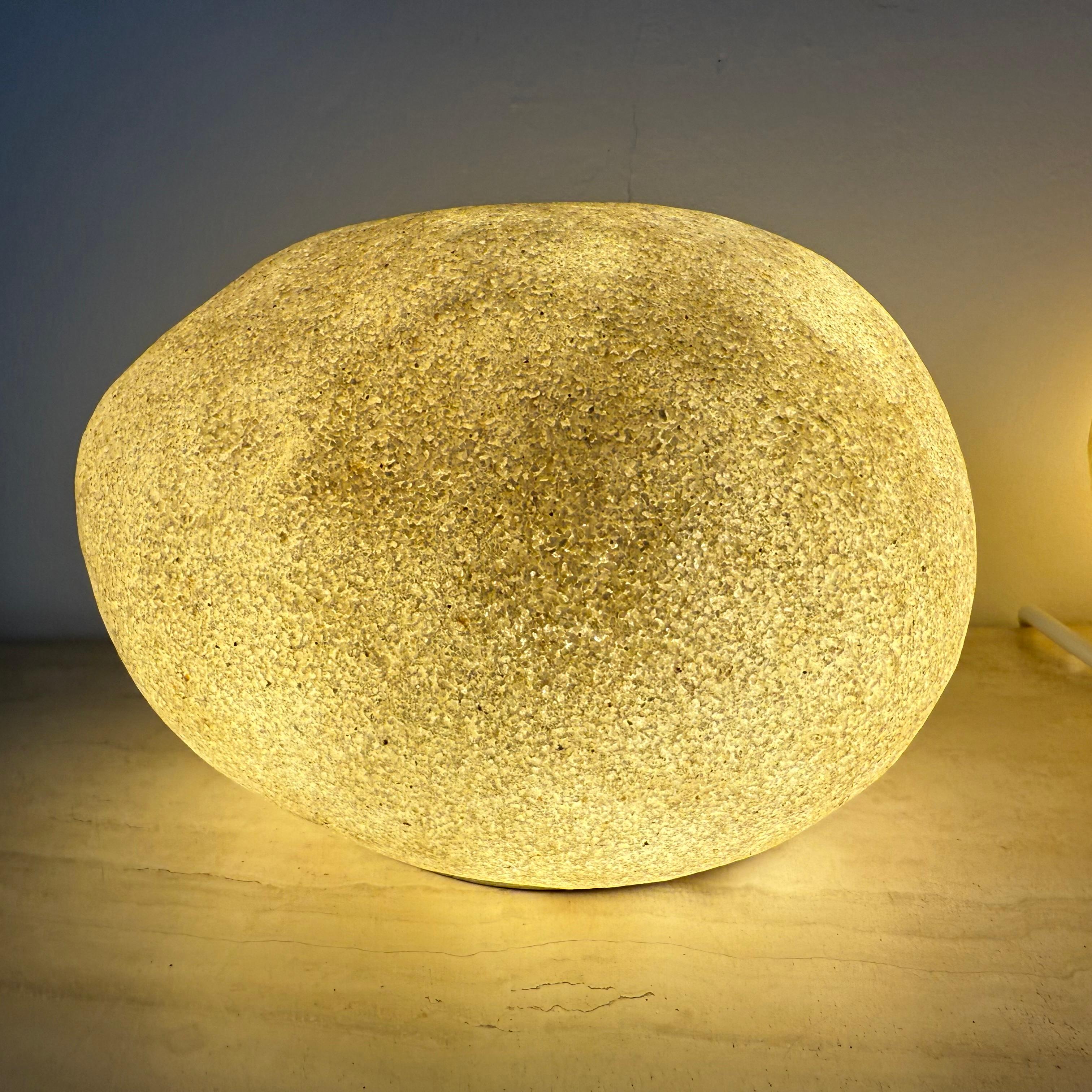 Lámpara dora Moon Rock de André Cazenave , años 60 en venta 7