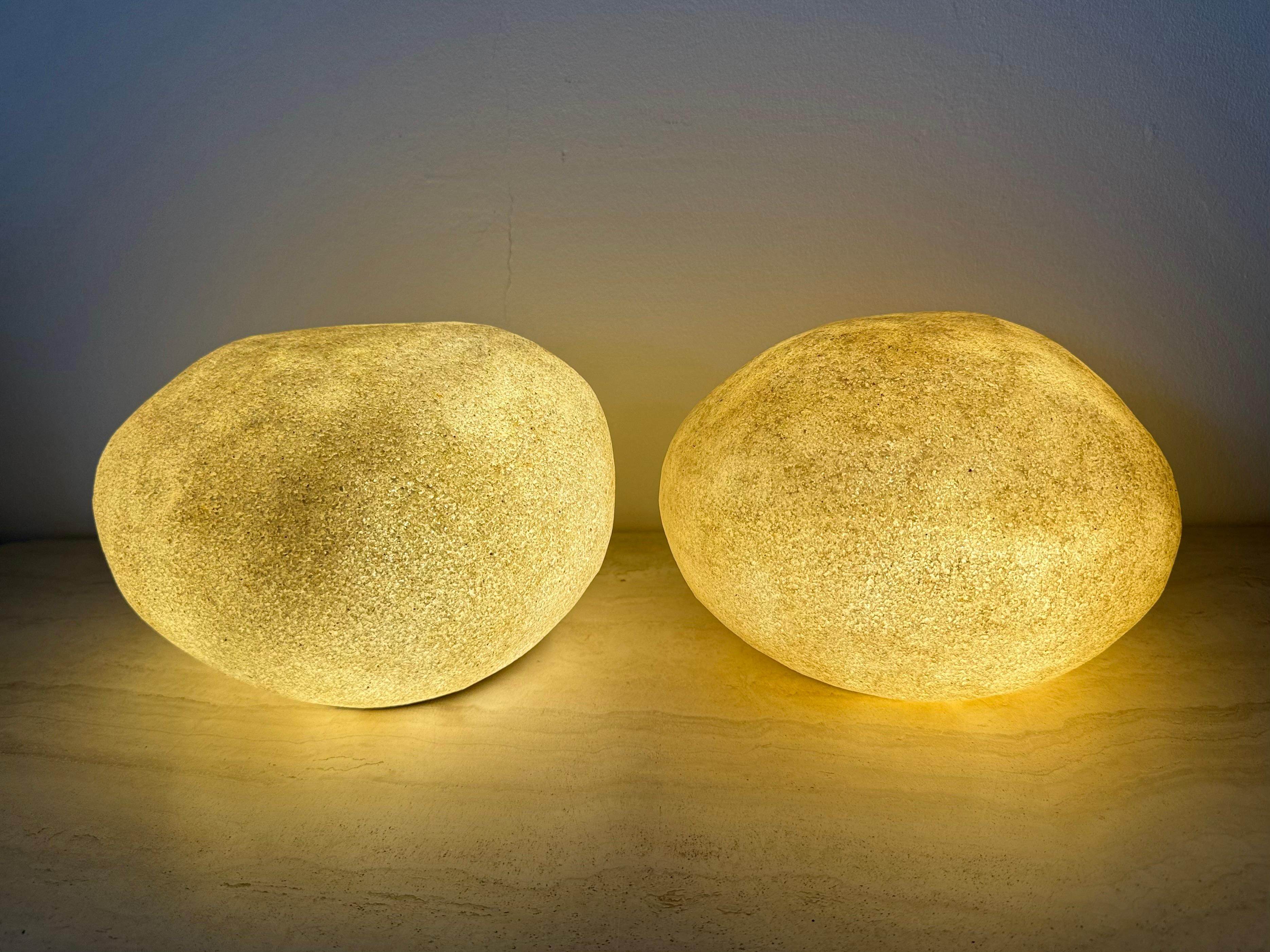 Lámpara dora Moon Rock de André Cazenave , años 60 en venta 5
