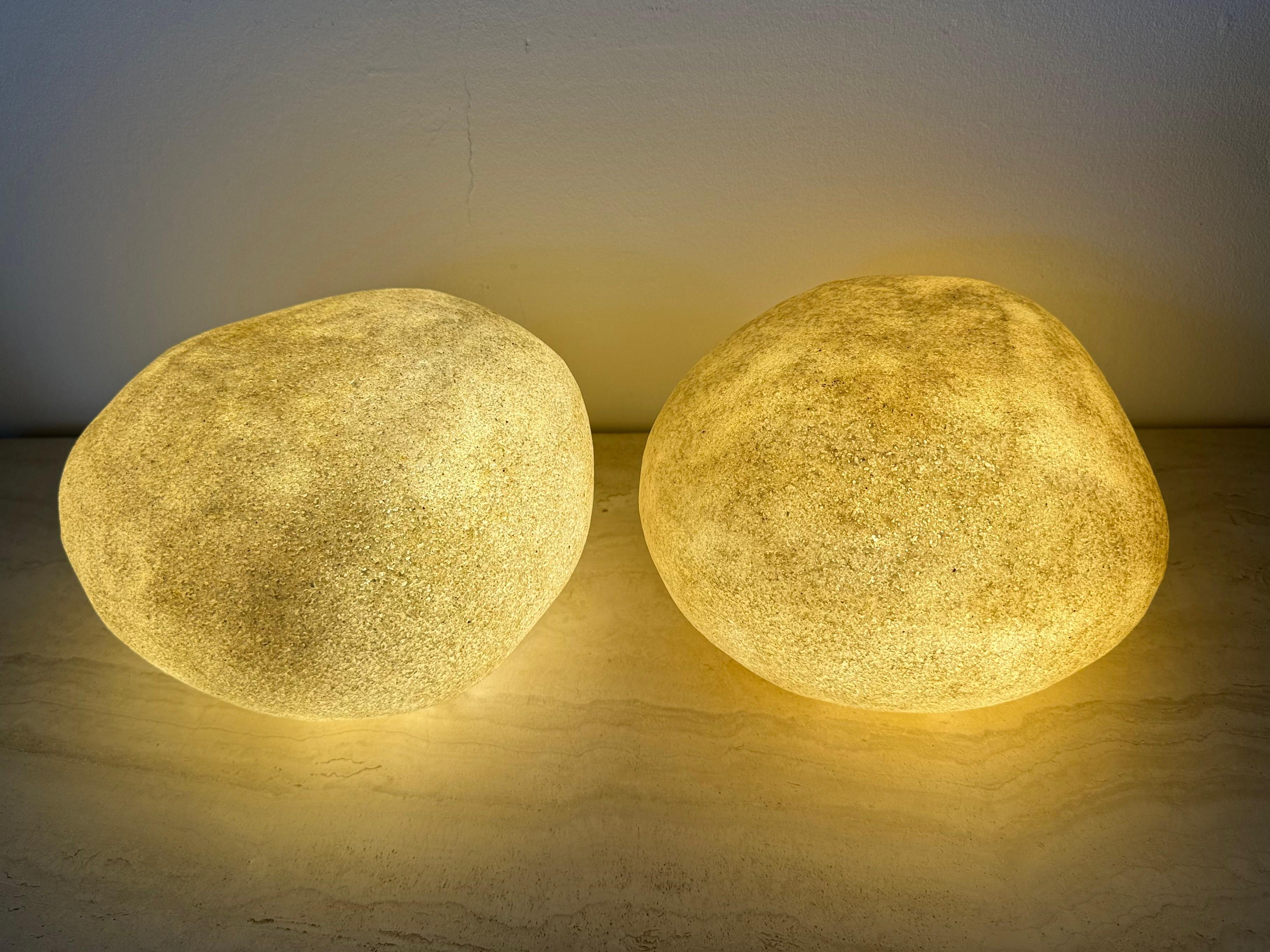 Lámpara dora Moon Rock de André Cazenave , años 60 en venta 6
