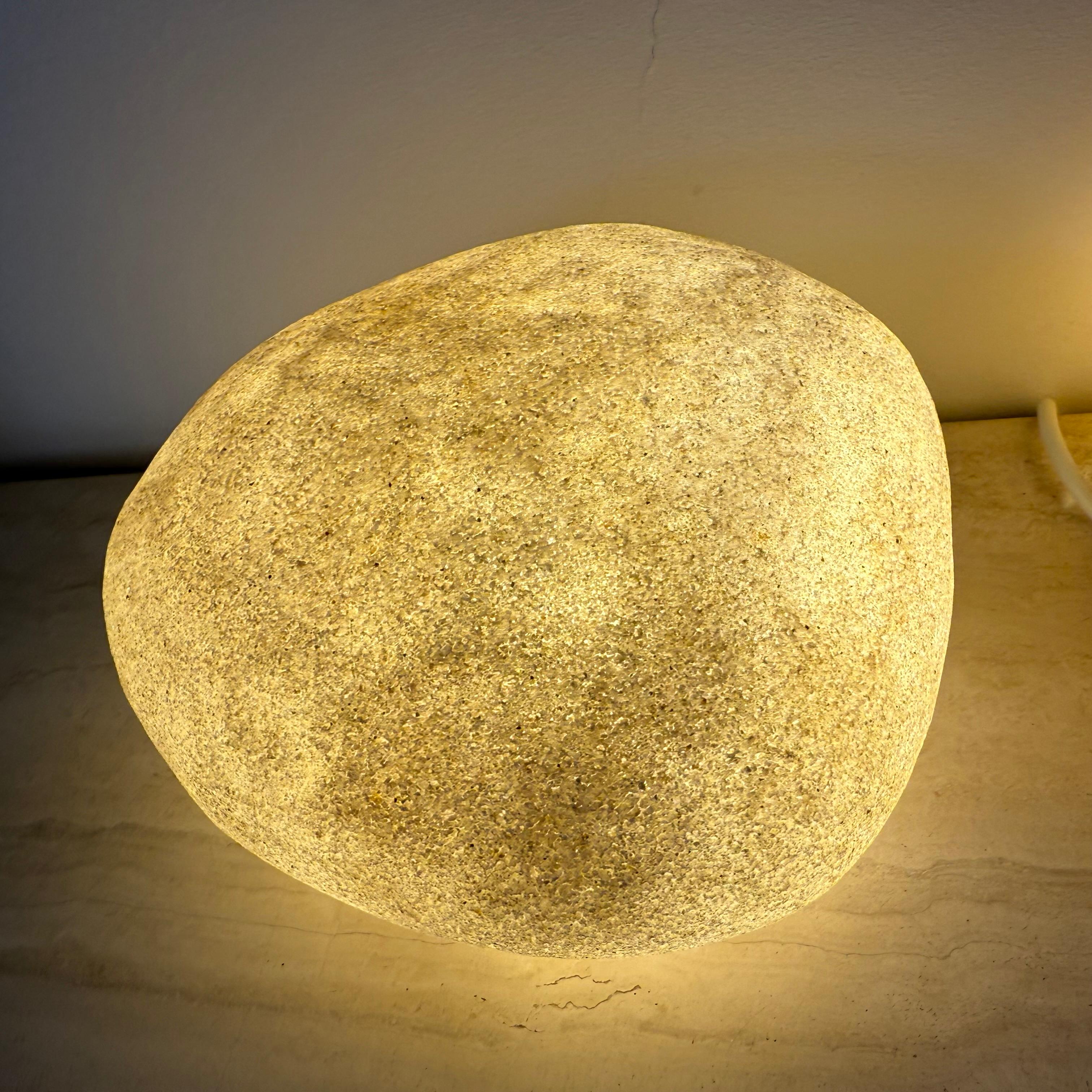 Lámpara dora Moon Rock de André Cazenave , años 60 en venta 8