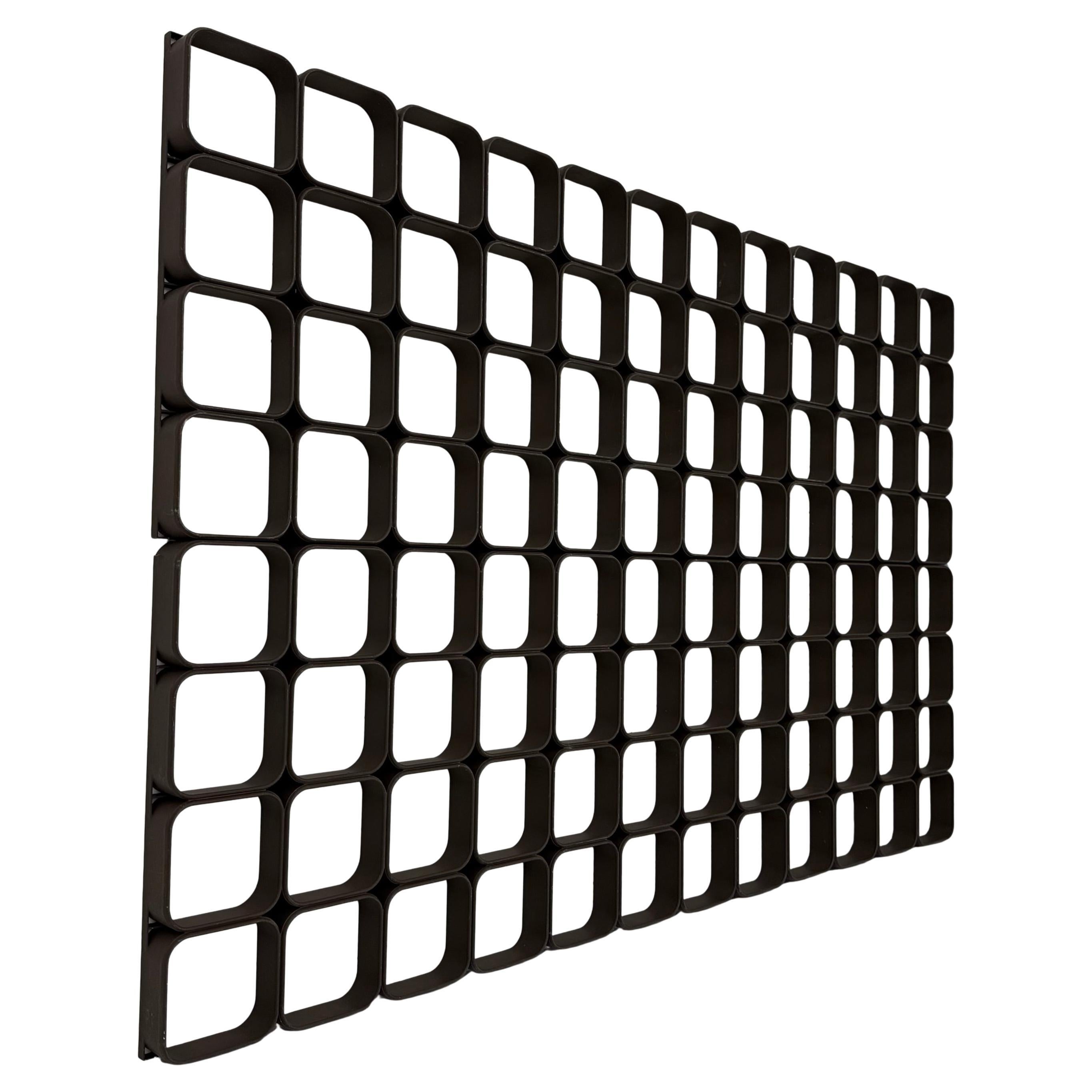 Set of 6 Space age wall plastic wall panel system , 1970s For Sale