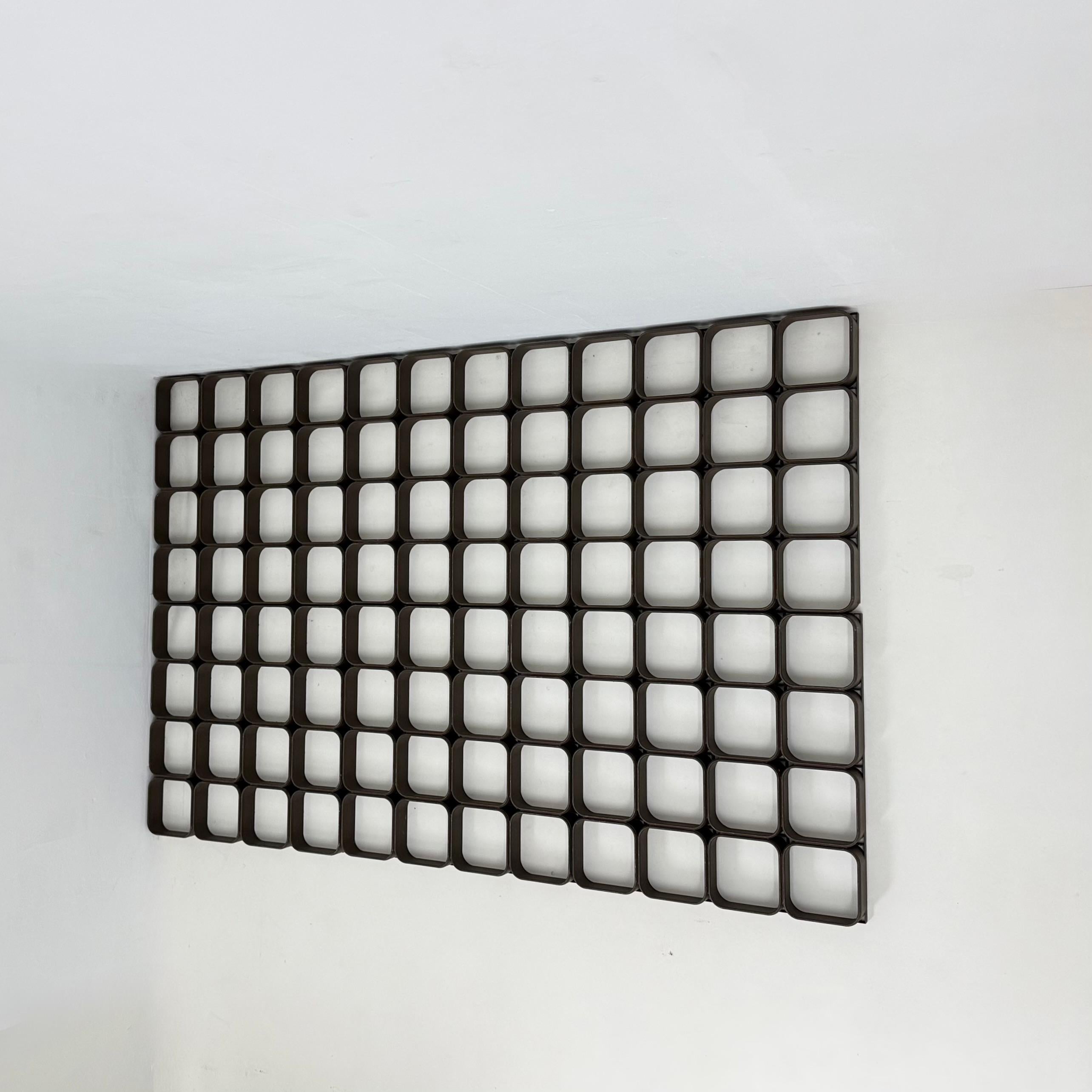 Mid-Century Modern Set of 6 Space age wall plastic wall panel system , 1970s For Sale