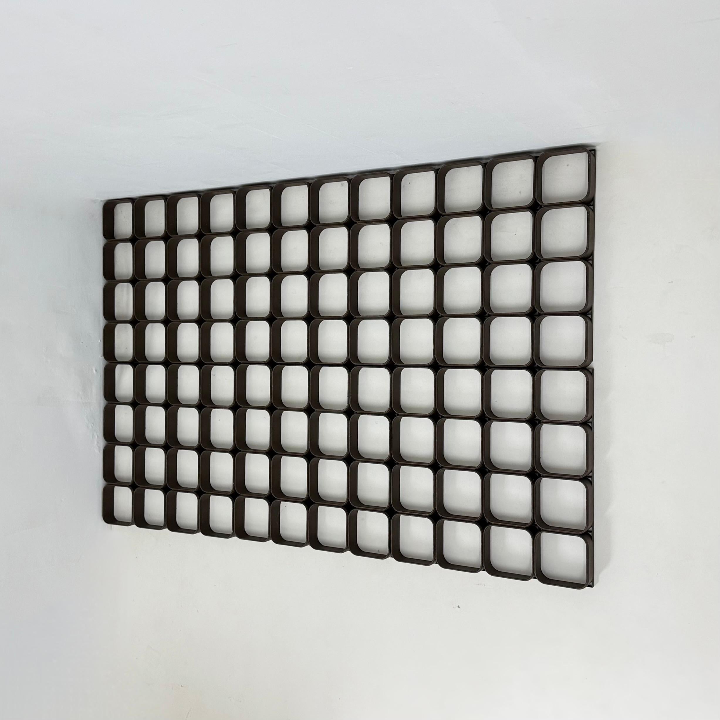 German Set of 6 Space age wall plastic wall panel system , 1970s For Sale