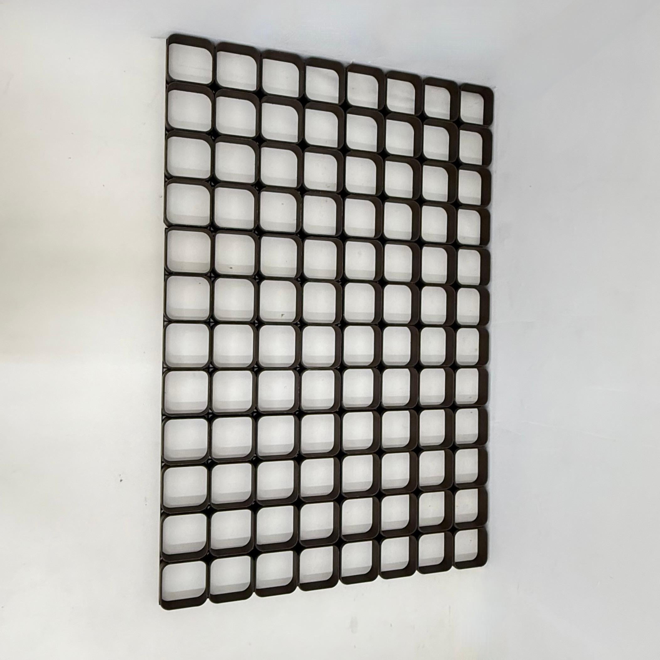 Set of 6 Space age wall plastic wall panel system , 1970s For Sale 1