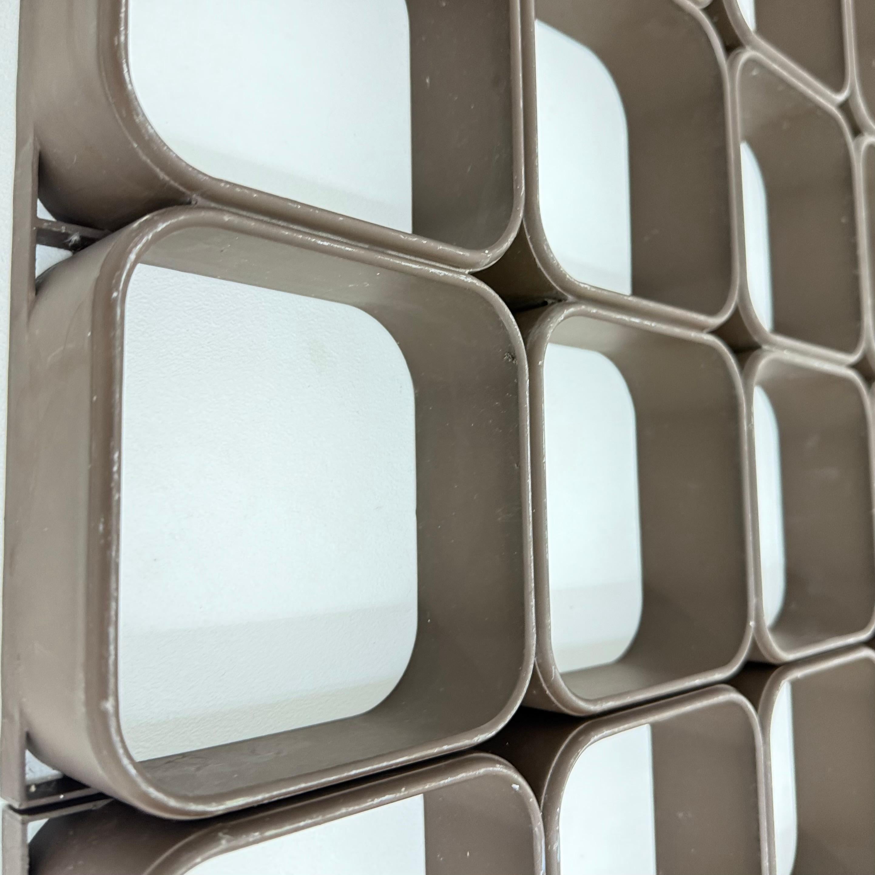 Set of 6 Space age wall plastic wall panel system , 1970s For Sale 7