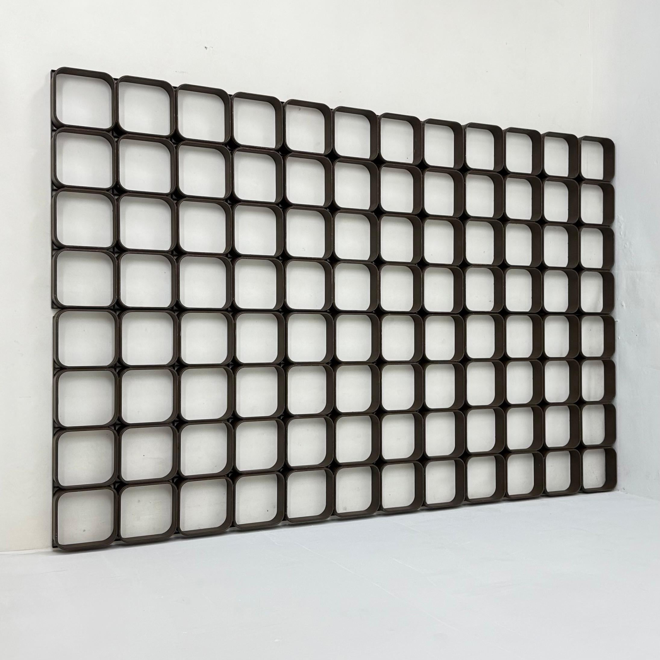 Set of 6 Space age wall plastic wall panel system , 1970s For Sale 12