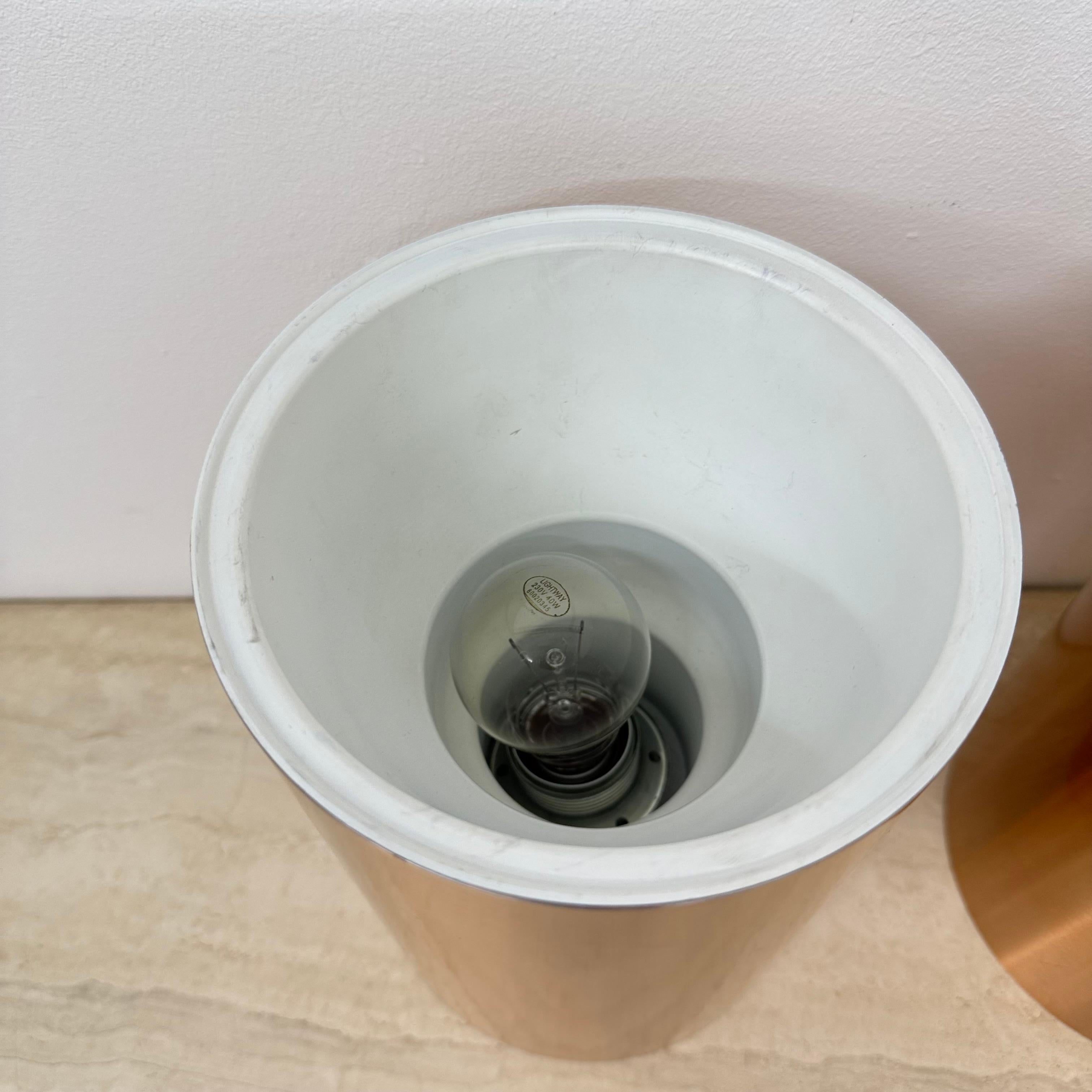 Paar Collider Deckenleuchten bündig montiert rose gold finish , 1970er im Angebot 10