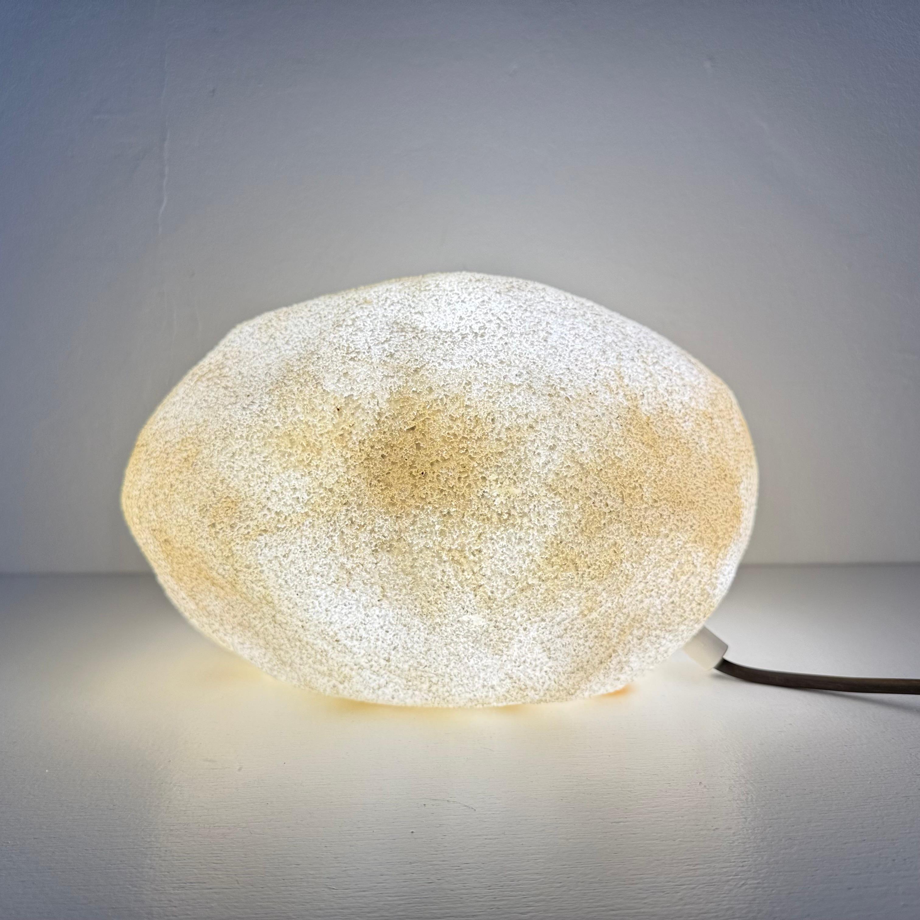 Moon rock dora lamp by André Cazenave for Singleton, 1960’s For Sale 5