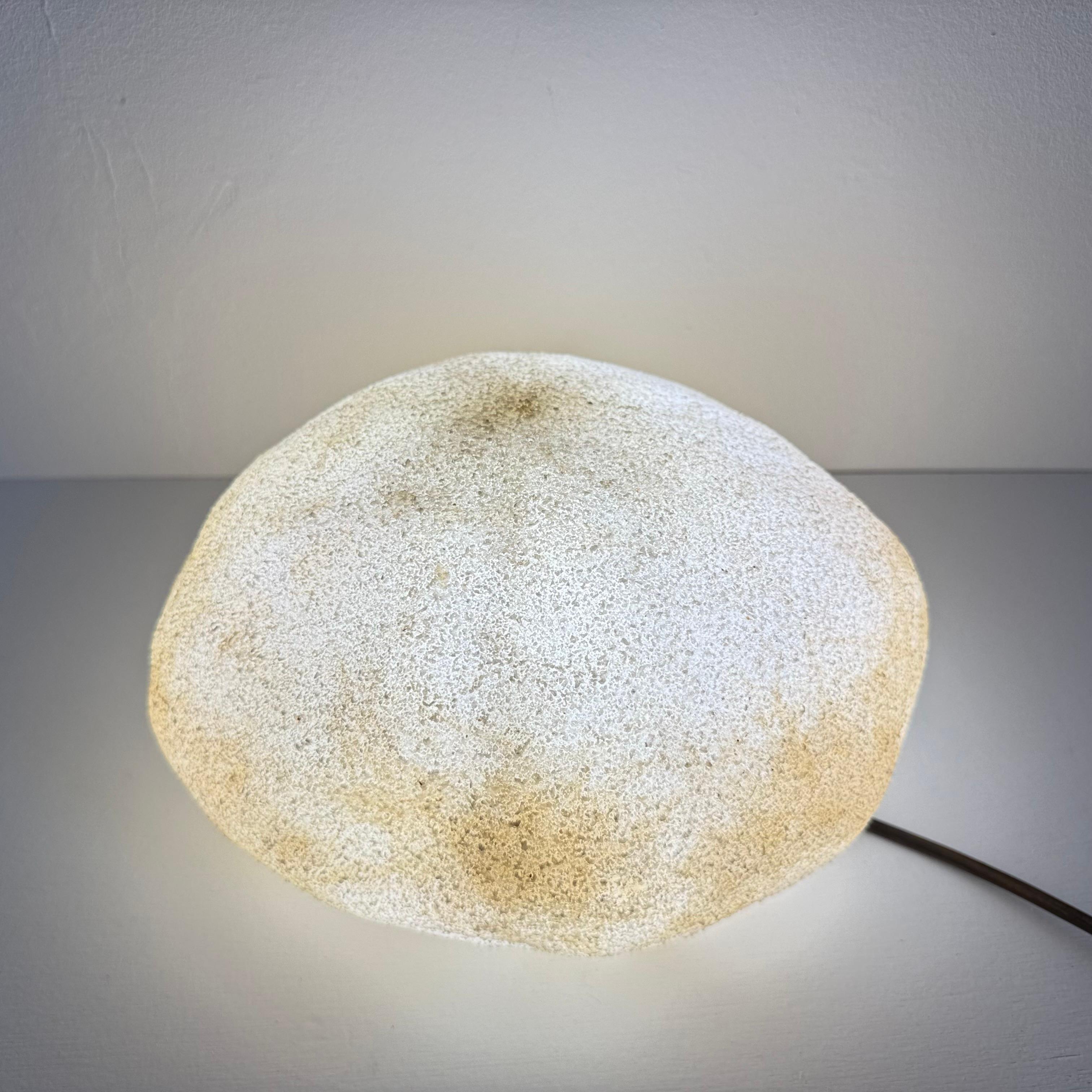 Moon rock dora lamp by André Cazenave for Singleton, 1960’s For Sale 6