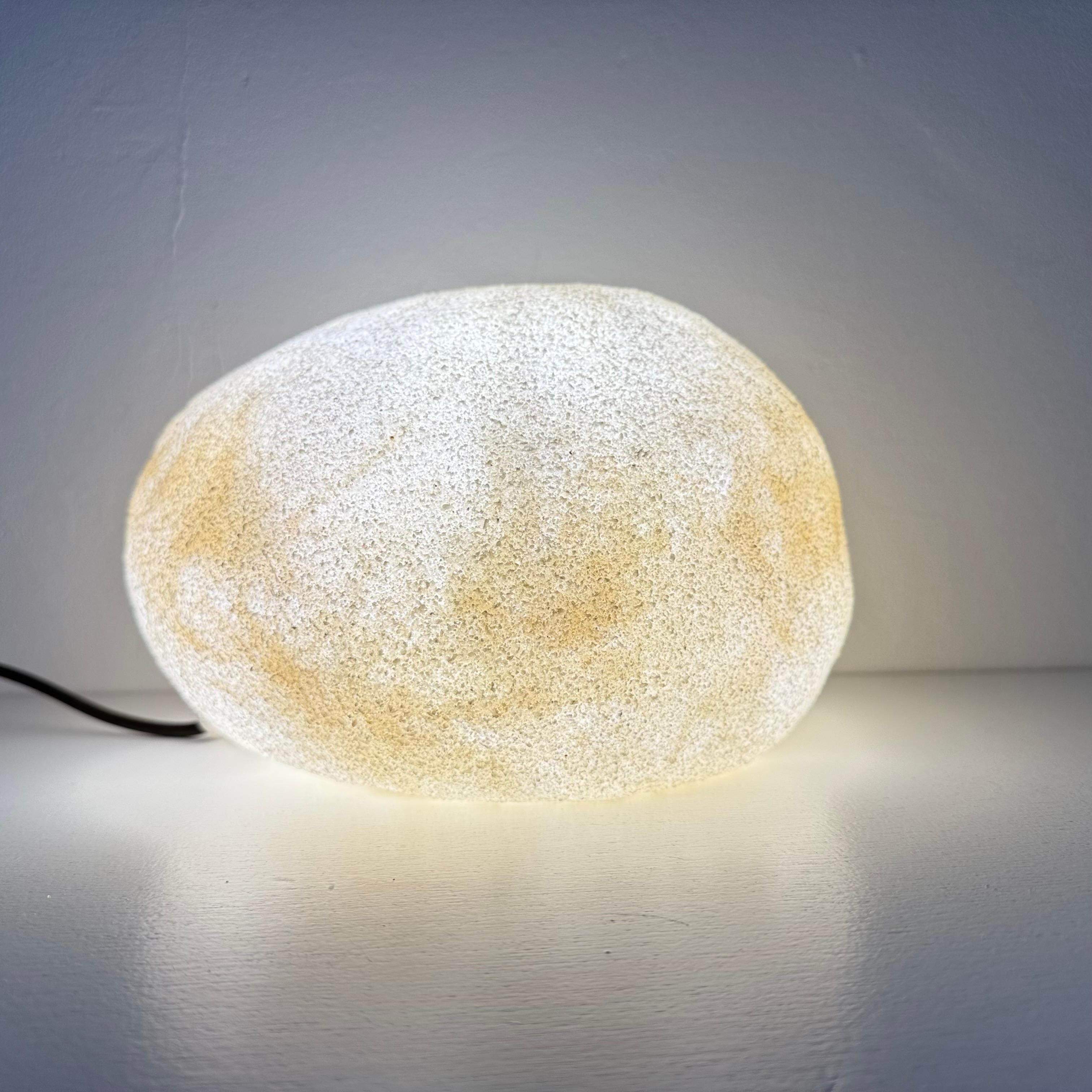 Moon rock dora lamp by André Cazenave for Singleton, 1960’s For Sale 7