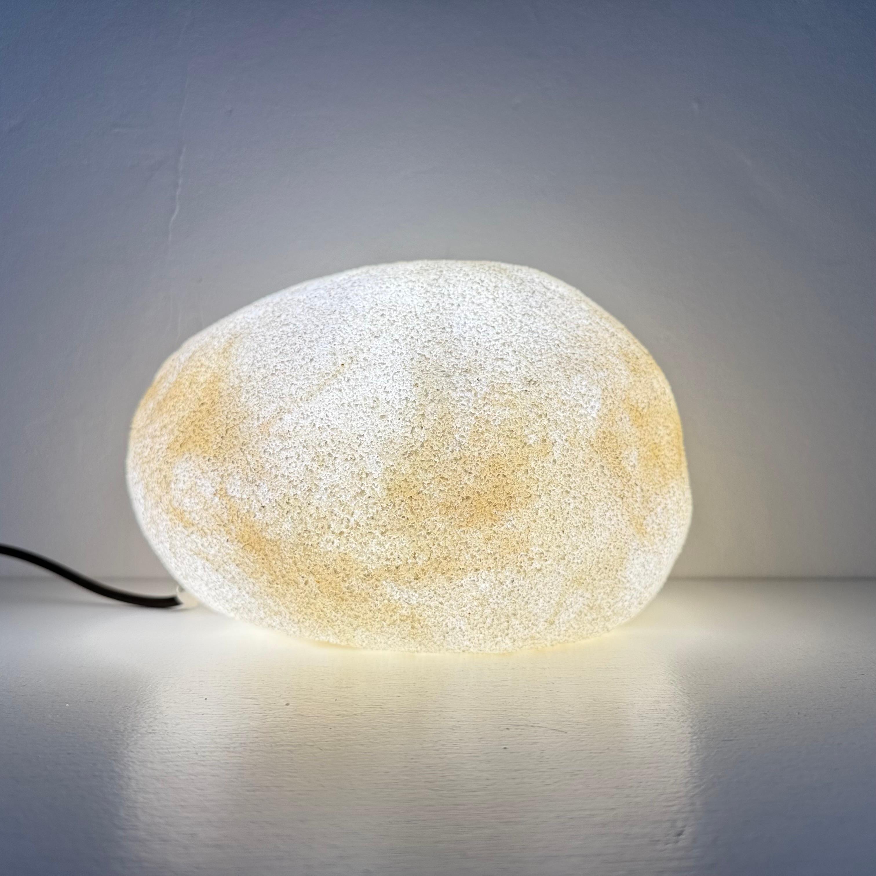 Moon rock dora lamp by André Cazenave for Singleton, 1960’s For Sale 8