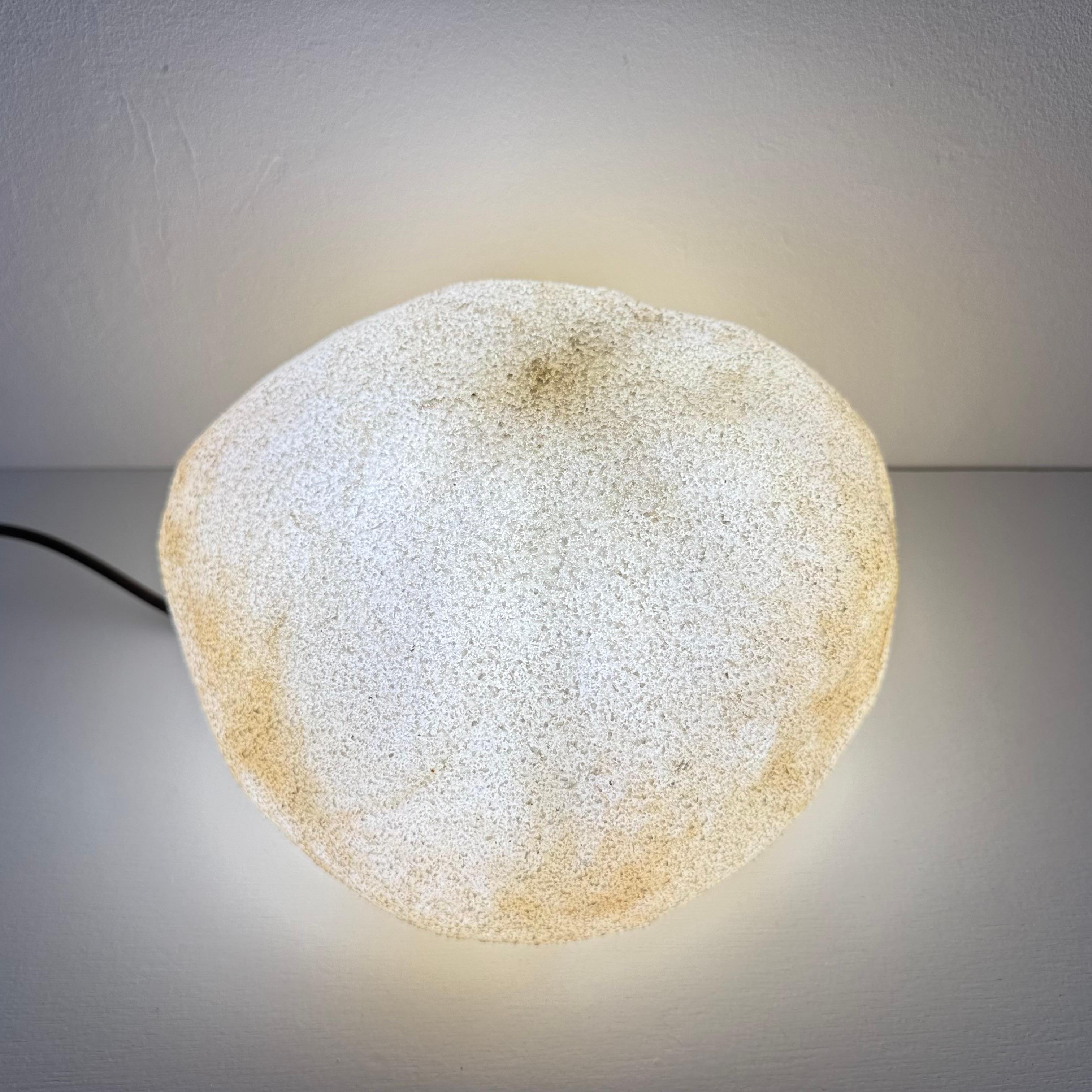 Moon rock dora lamp by André Cazenave for Singleton, 1960’s For Sale 9