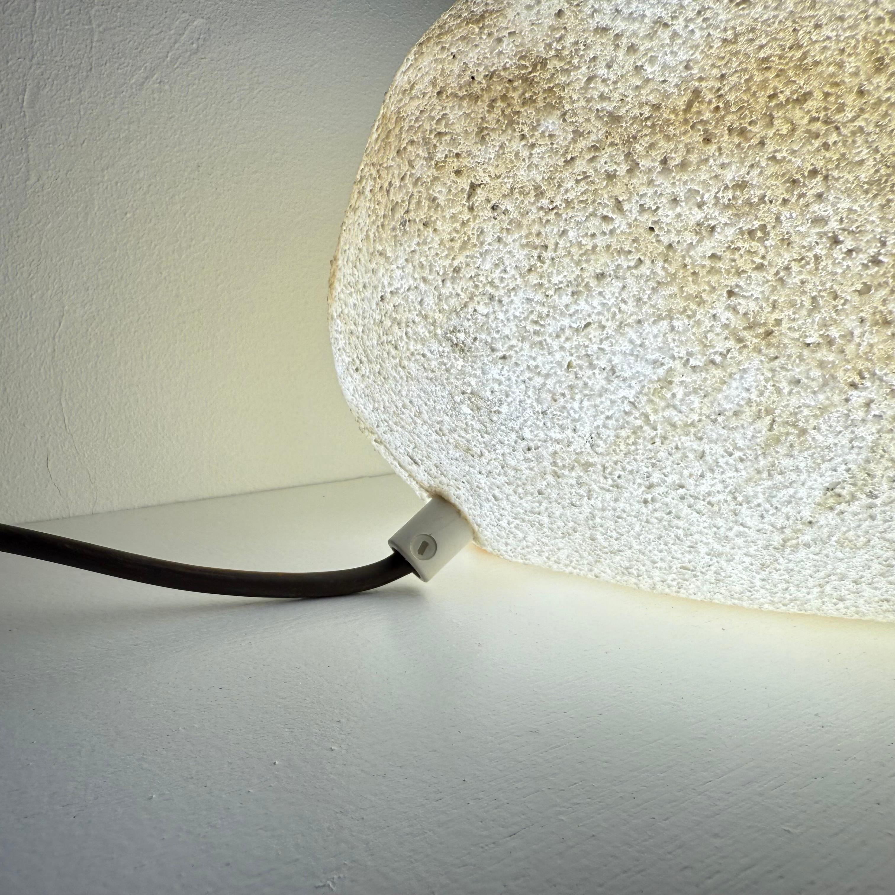 Moon rock dora lamp by André Cazenave for Singleton, 1960’s For Sale 11