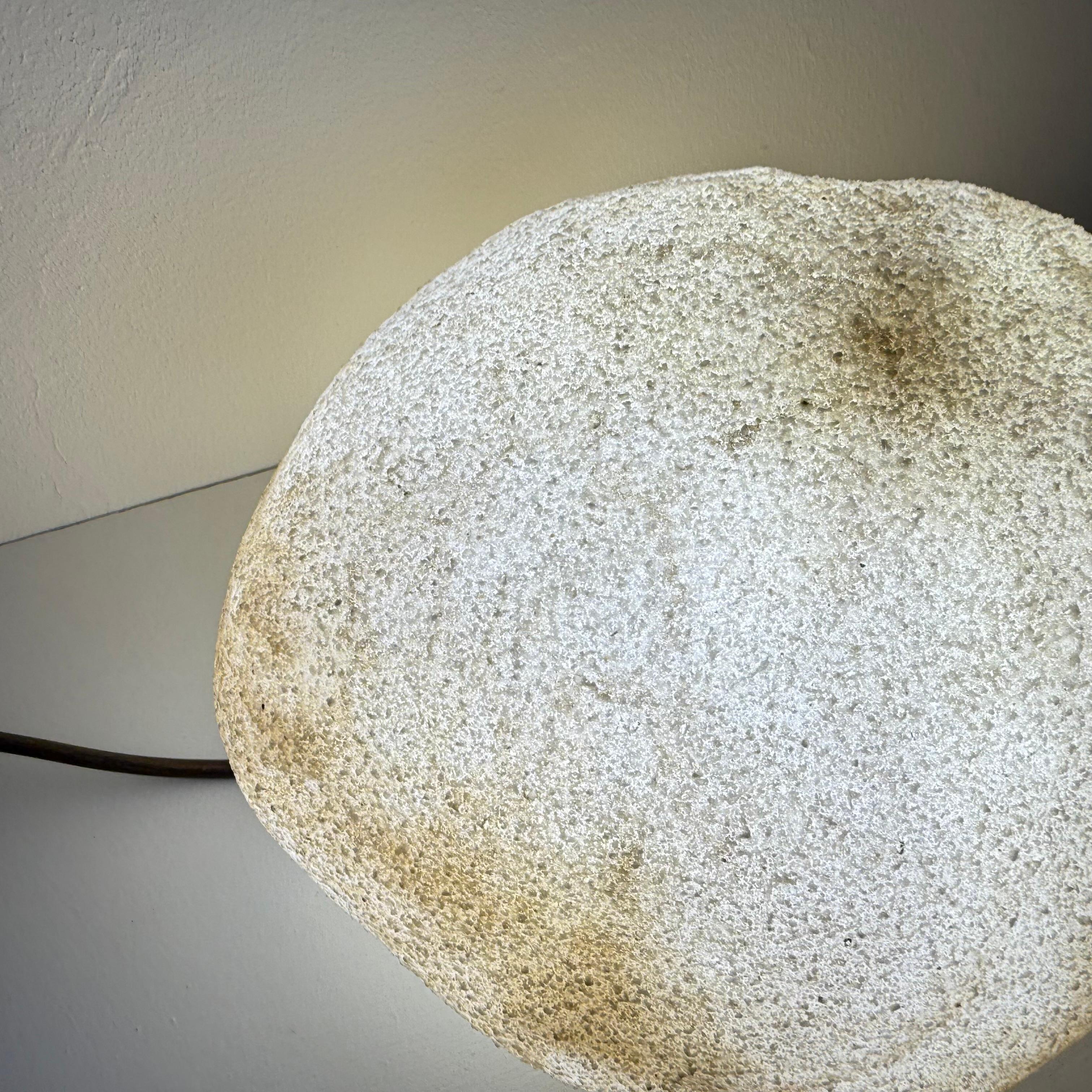 Moon rock dora lamp by André Cazenave for Singleton, 1960’s For Sale 10