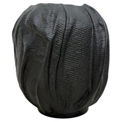 Vaso Rosenthal in porcellana nera, Johan van Loon, anni ’80