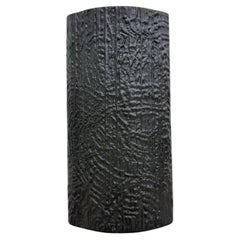 XXL Large black bisque black porcelain vase by Martin Freyer for Rosenthal , 197