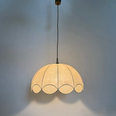 German Mid-Century “Cocoon” Wavy Chandelier by Goldkant, 1970s