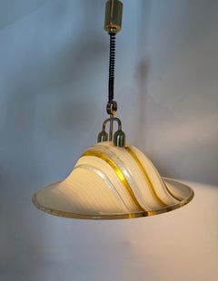 Cosack leuchten lucite pendant lamp , 1970s