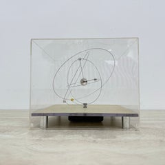 Jeco planetary orbit Solar System desk clock , 1980s Japan