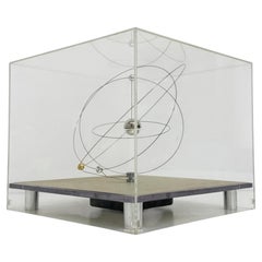 Jeco planetary orbit Solar System desk clock , 1980s Japan