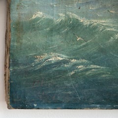 Oil on Canvas Ship Painting