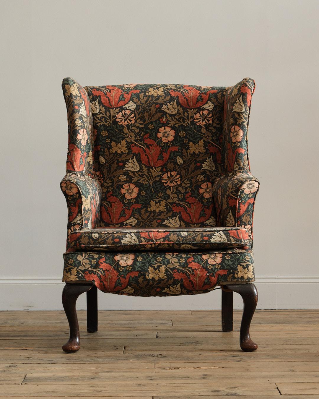 Poltrona Wingback di una casa di campagna del XIX secolo in vendita 4