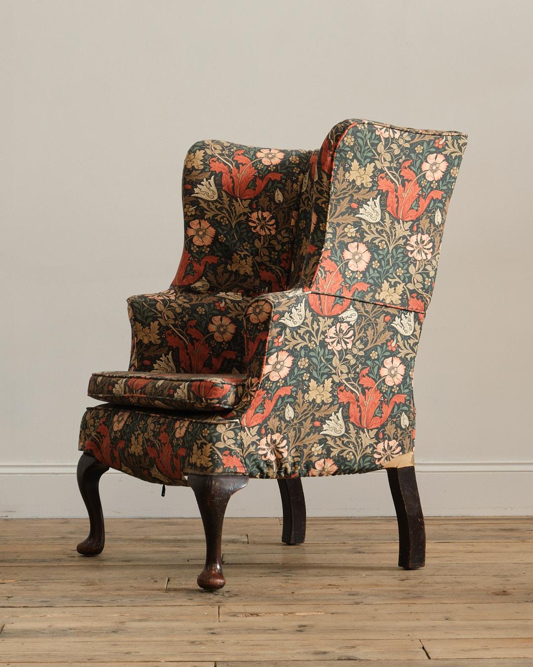 Poltrona Wingback di una casa di campagna del XIX secolo in vendita 2