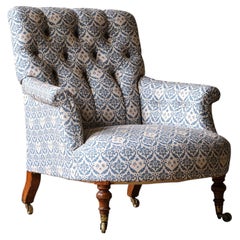 Sillón de Howard and Sons de mediados del siglo XIX