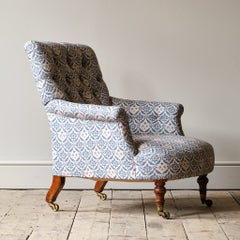 Sillón de Howard and Sons de mediados del siglo XIX