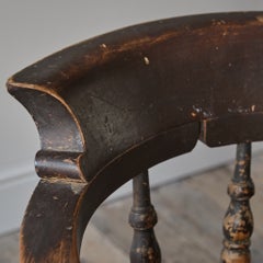 19th Century Elm Smokers Bow Windsor Chair