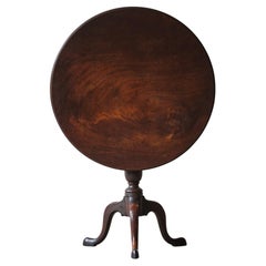 George III Mahogany Birdcage Tripod Table