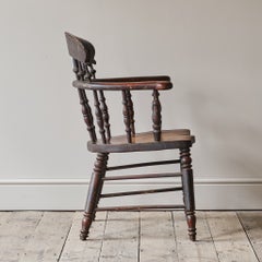 19th Century 'Smokers Bow' Windsor chair
