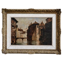 19th Century French Oil on Canvas